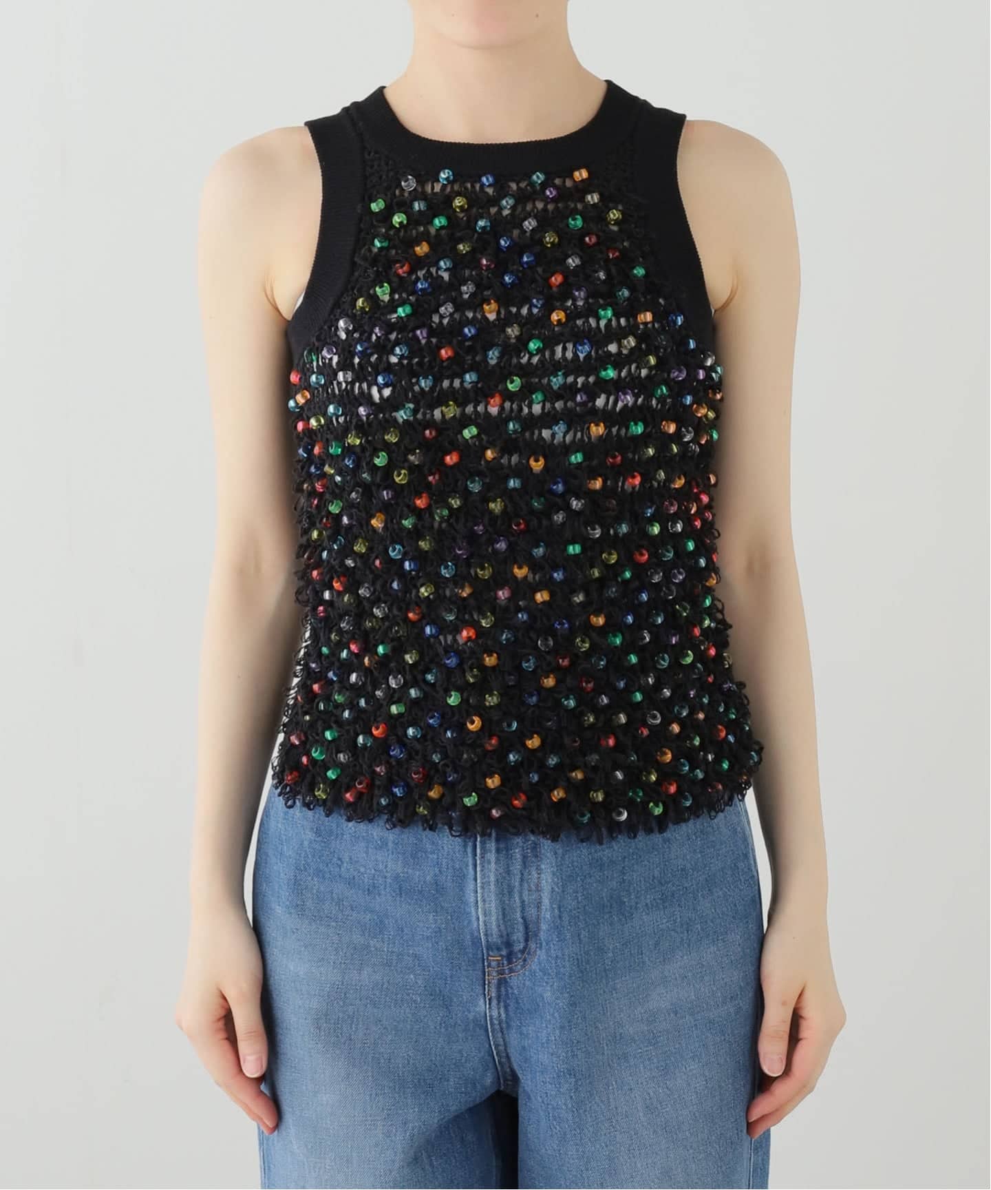 CHIKA KISADA COLORFUL SLEEVELESS KNIT CK-26070：ニット（ニット