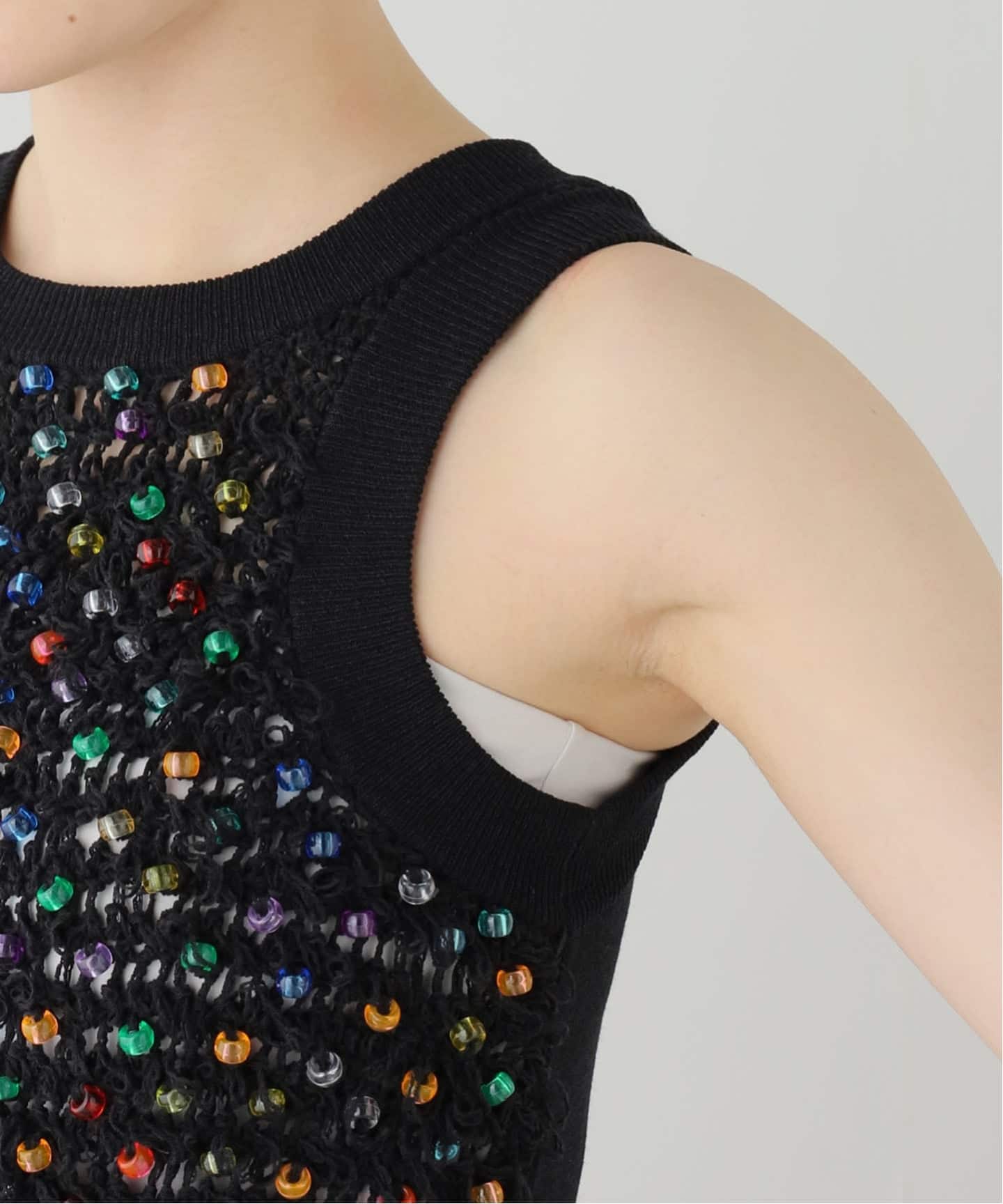 CHIKA KISADA COLORFUL SLEEVELESS KNIT CK-26070：ニット（ニット