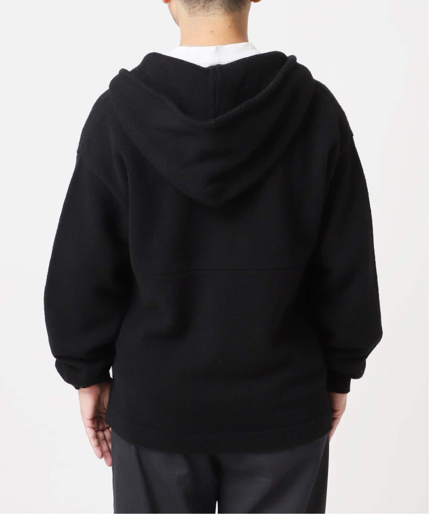 BATONERバトナー】 EX BLUEFACE SNUP PARKER：ニットPOパーカー