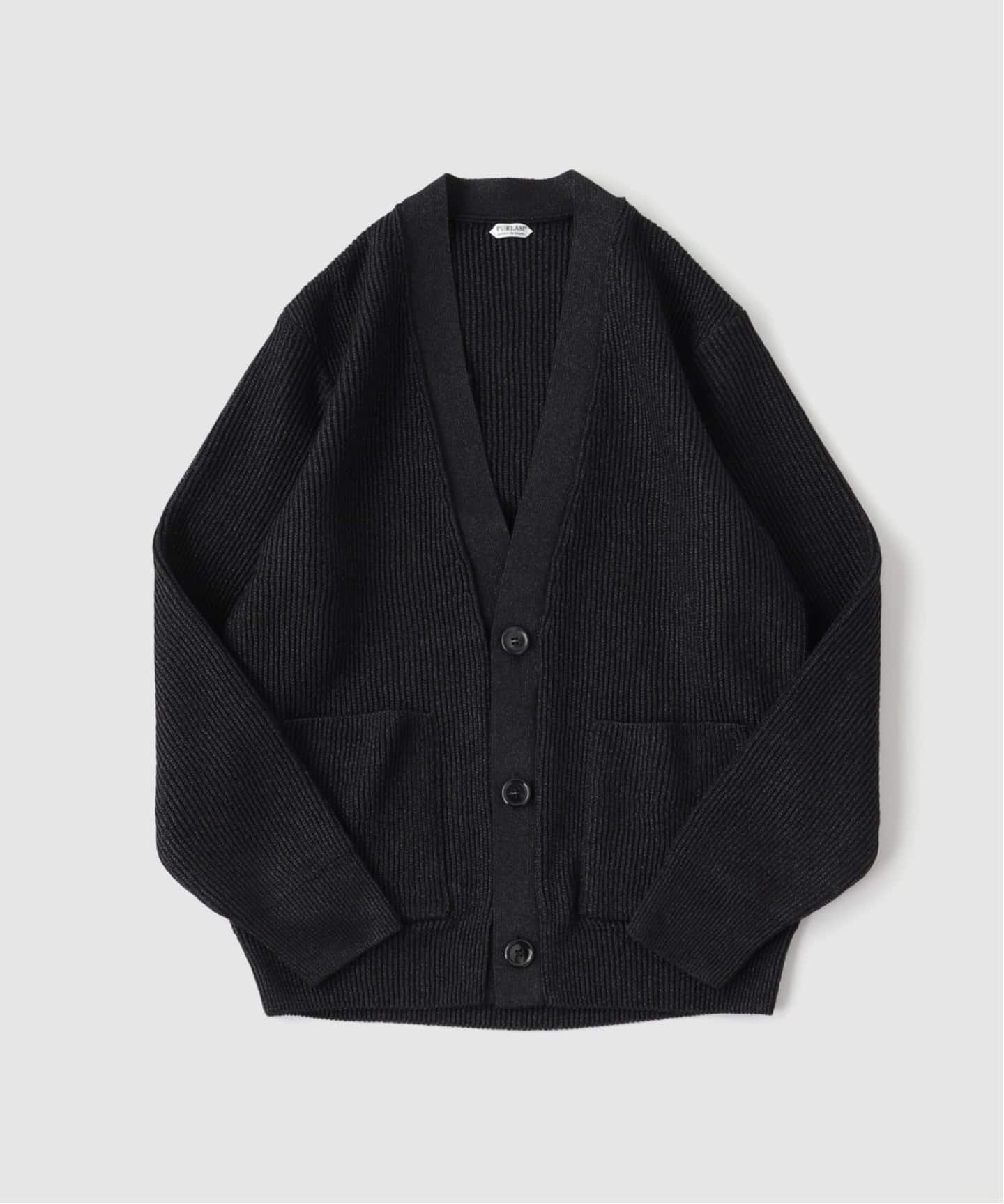 PURLAM / プラム】WASHI Middle-gauge AZE Cardigan：カーディガン