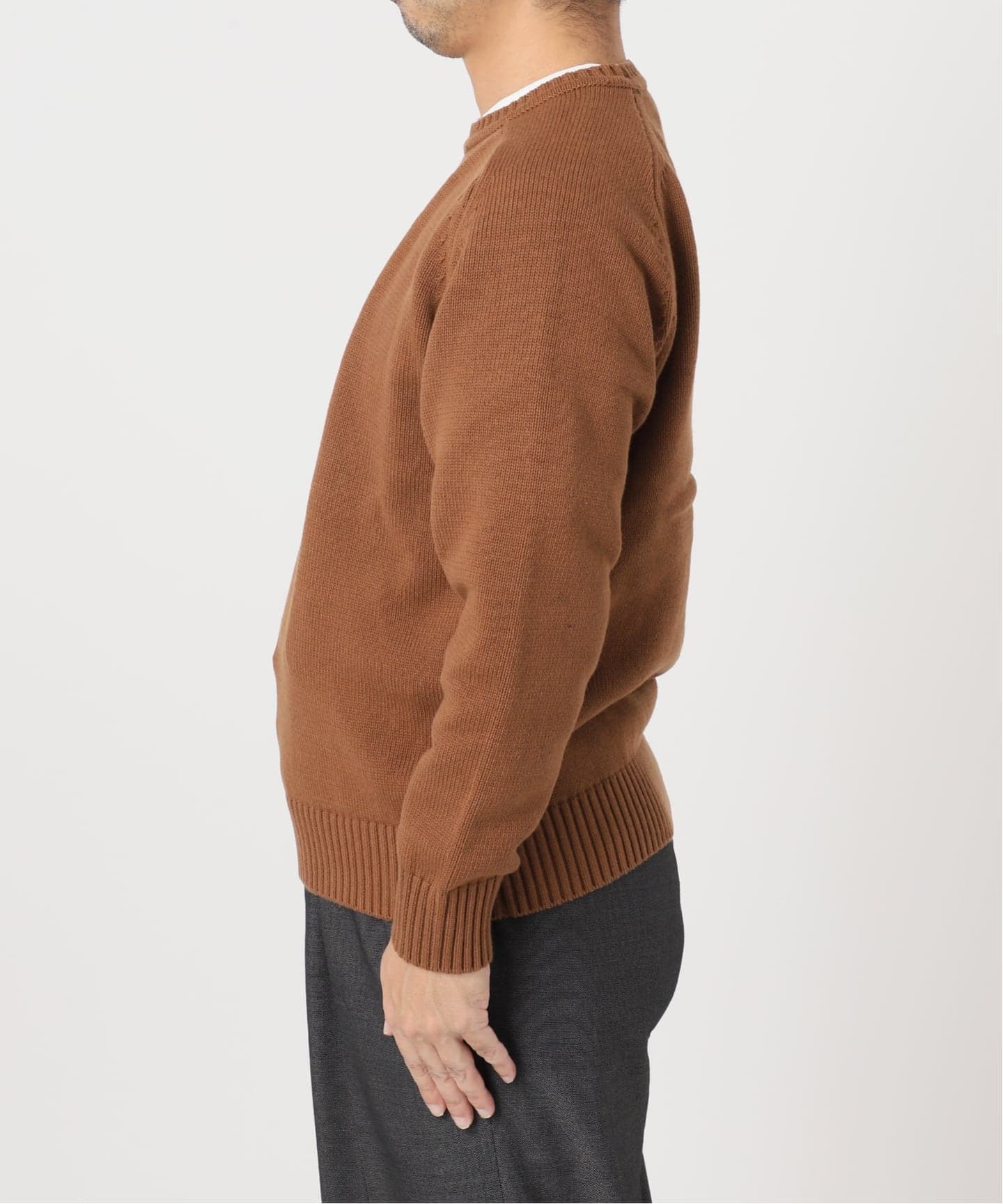 LE / エルイー】 cotton crew knit/ニット（ニット／セーター）｜L