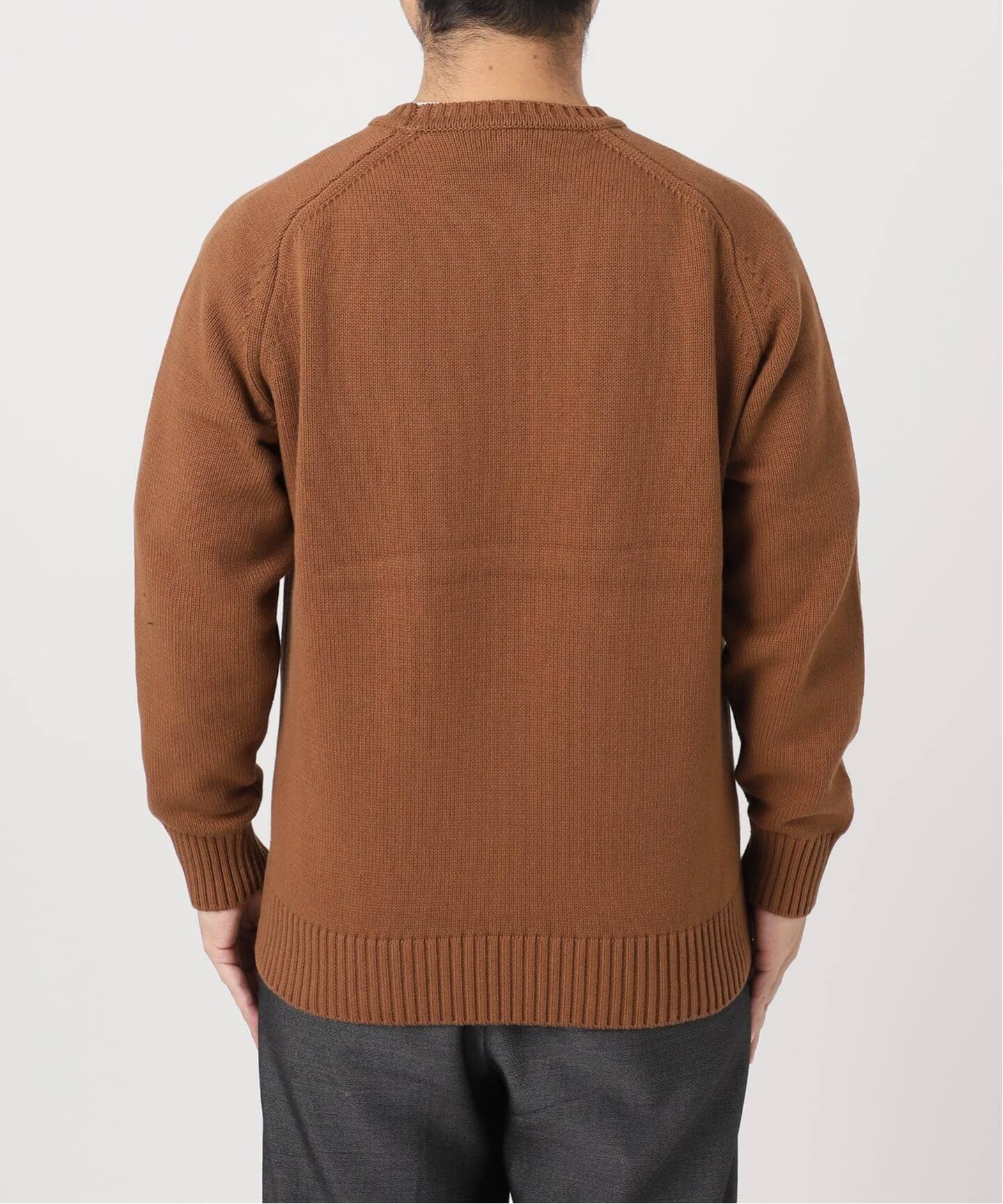 LE / エルイー】 cotton crew knit/ニット（ニット／セーター）｜L