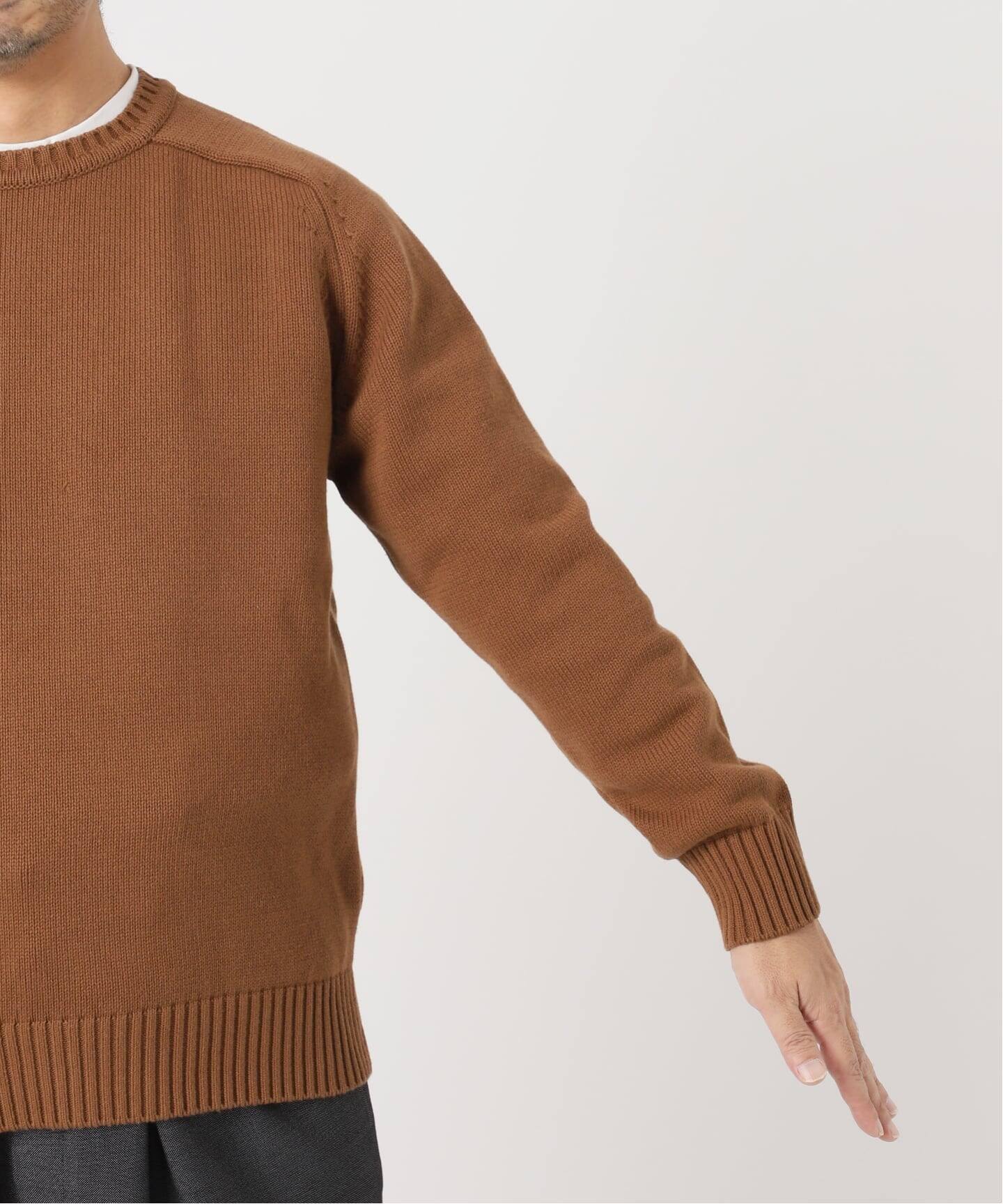 LE / エルイー】 cotton crew knit/ニット（ニット／セーター）｜L