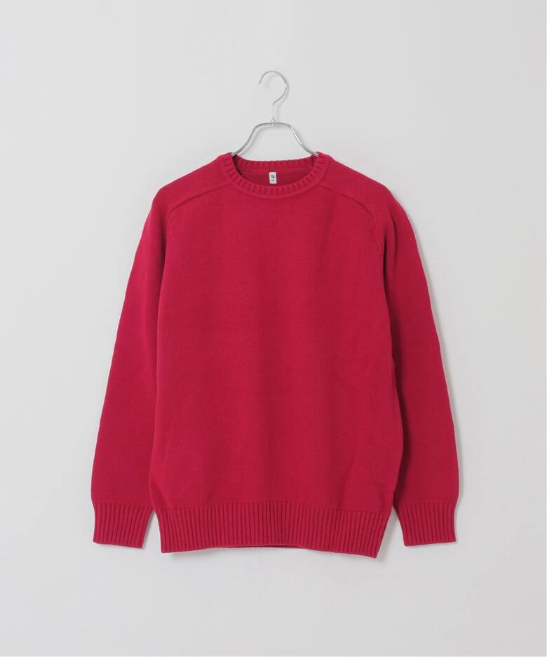 LE / エルイー】 cotton crew knit/ニット（ニット／セーター）｜L 