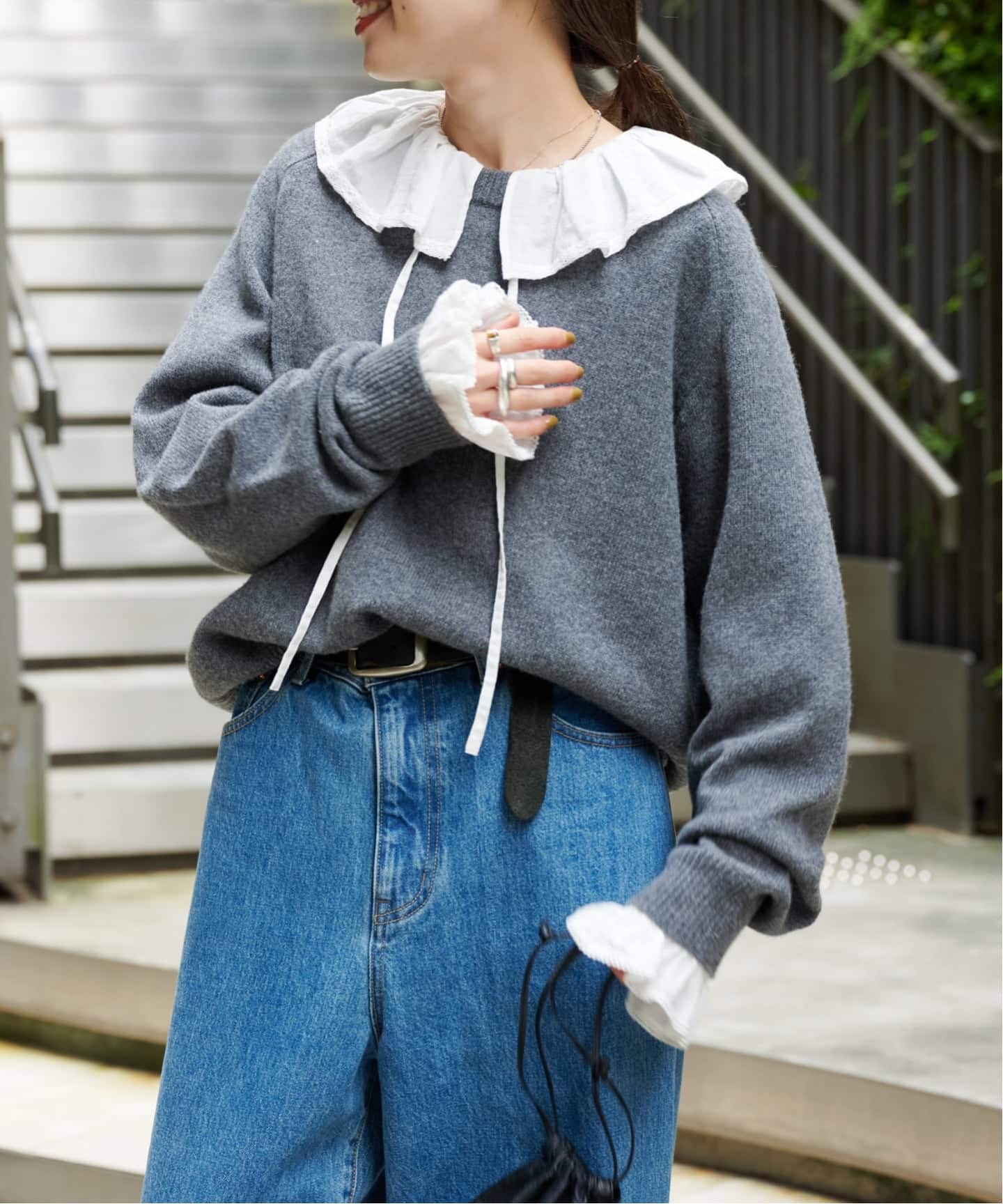≪予約≫WOOL SIGNATURE クルーネックニット（ニット／セーター