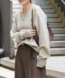≪予約≫WOOL SIGNATURE Vネックニット