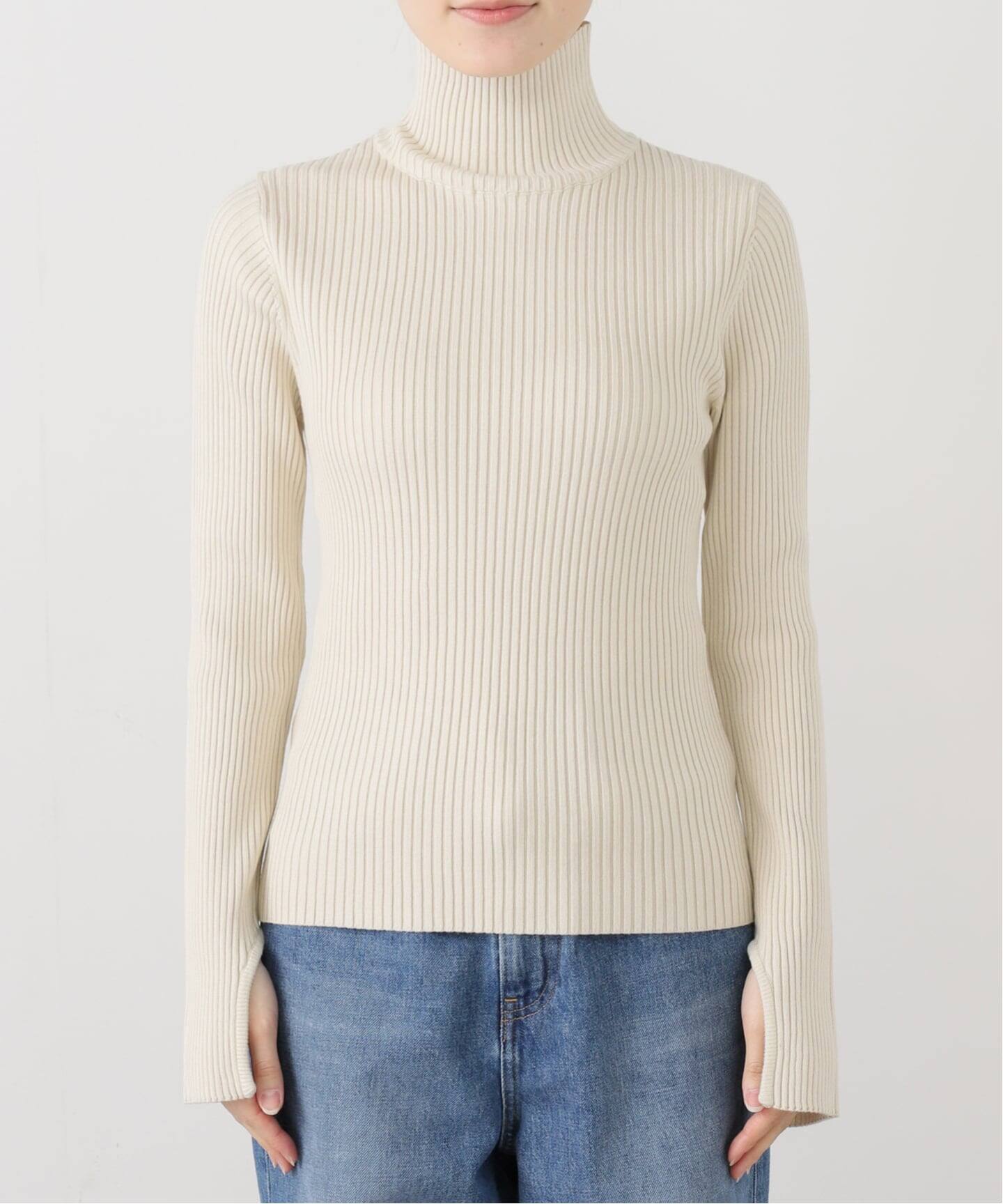 anuke アンヌーク Slit Turtle Knit アイボリー 新品未使用 anuke（アンヌーク） Slit Turtle Knit 即日発送 : RAPTURE - 通販