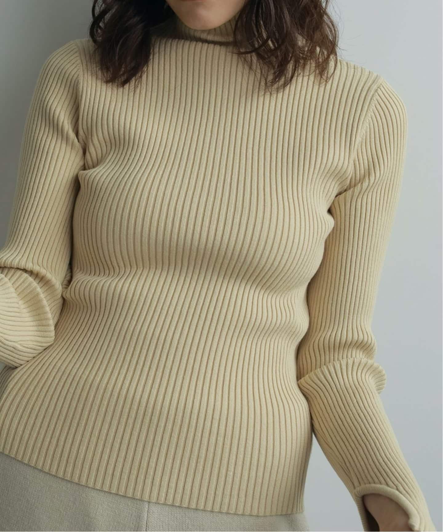 anuke Slit Turtle Knit（ニット／セーター）｜BOICE FROM BAYCREW'S