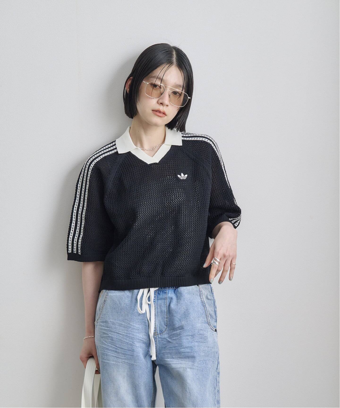 ADIDAS KNITTED CROCHET POLO KC6490/6491（ニット／セーター）｜BOICE