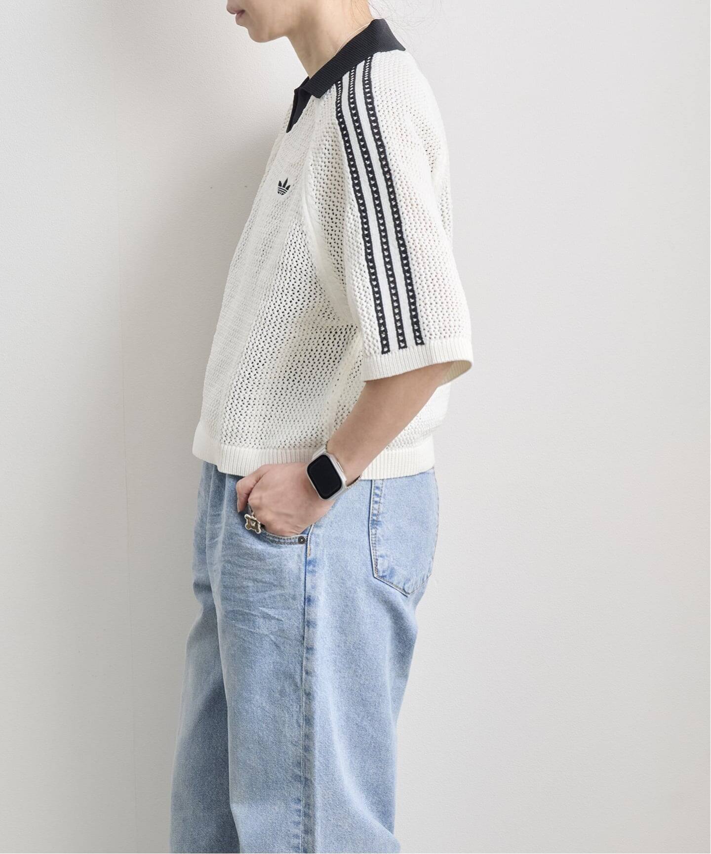 ADIDAS KNITTED CROCHET POLO KC6490/6491（ニット／セーター）｜BOICE