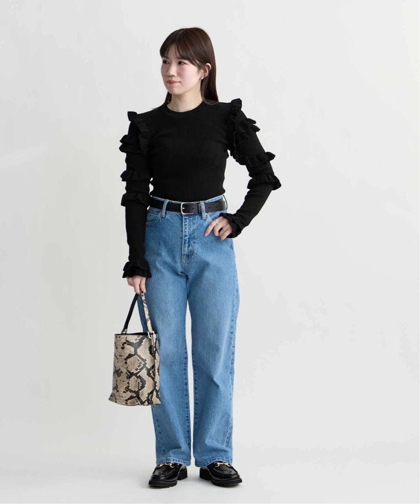 CLANE FRILL SLEEVE KNIT TOPS（ニット／セーター）｜BOICE FROM