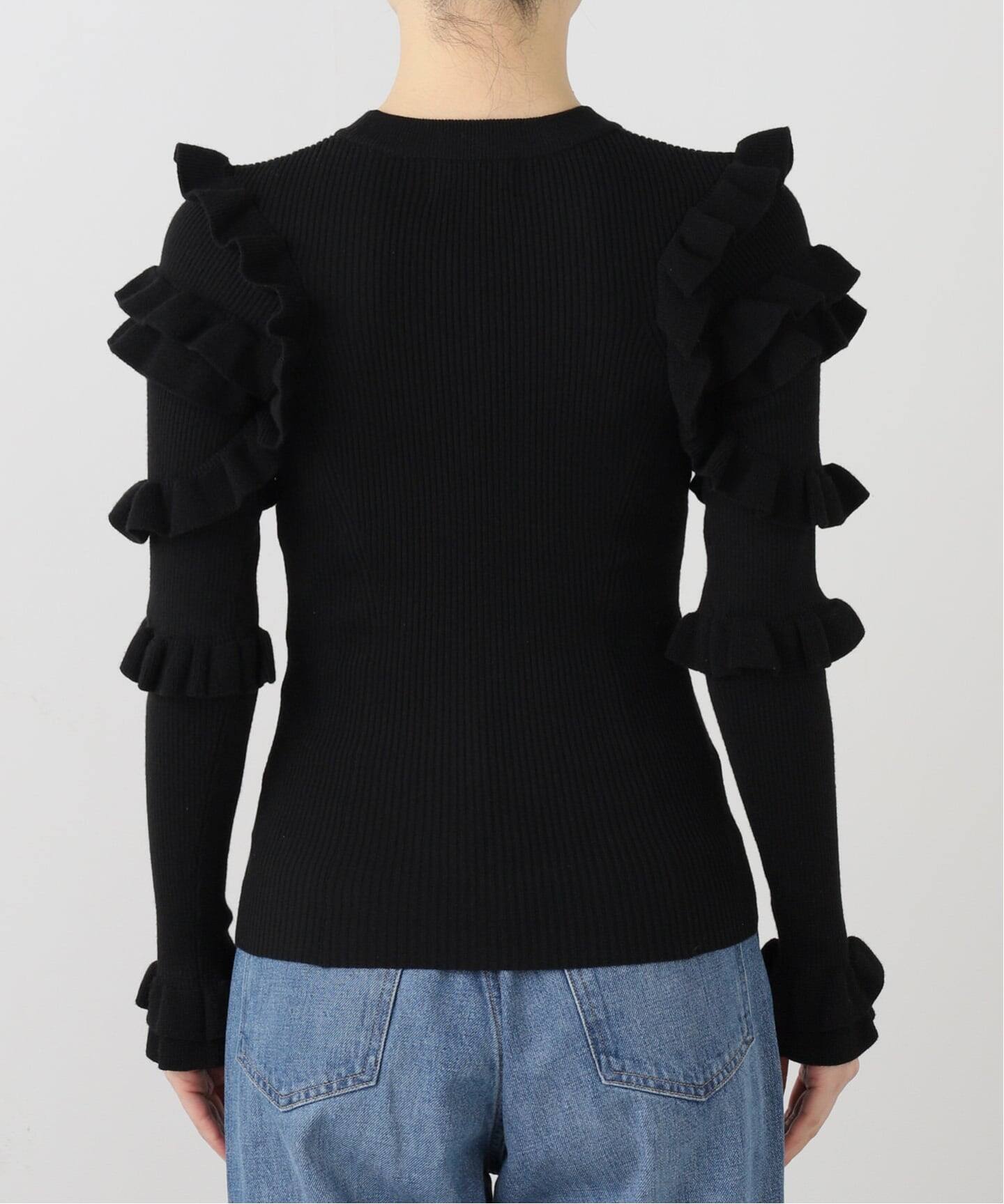 CLANE FRILL SLEEVE KNIT TOPS（ニット／セーター）｜BOICE FROM
