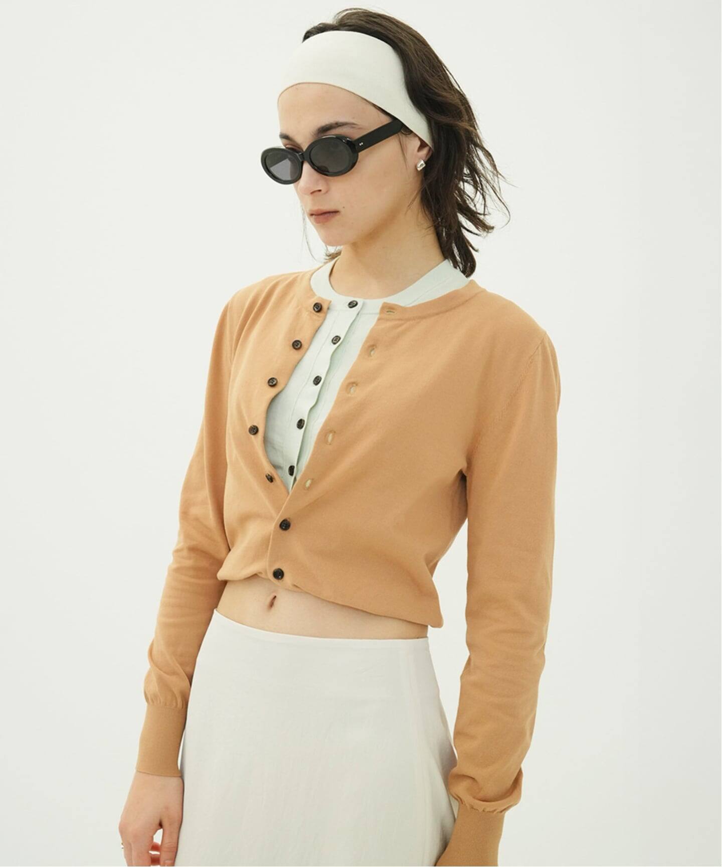 CLANE W LAYERED KNIT CARDIGAN（ニット／セーター）｜BOICE FROM