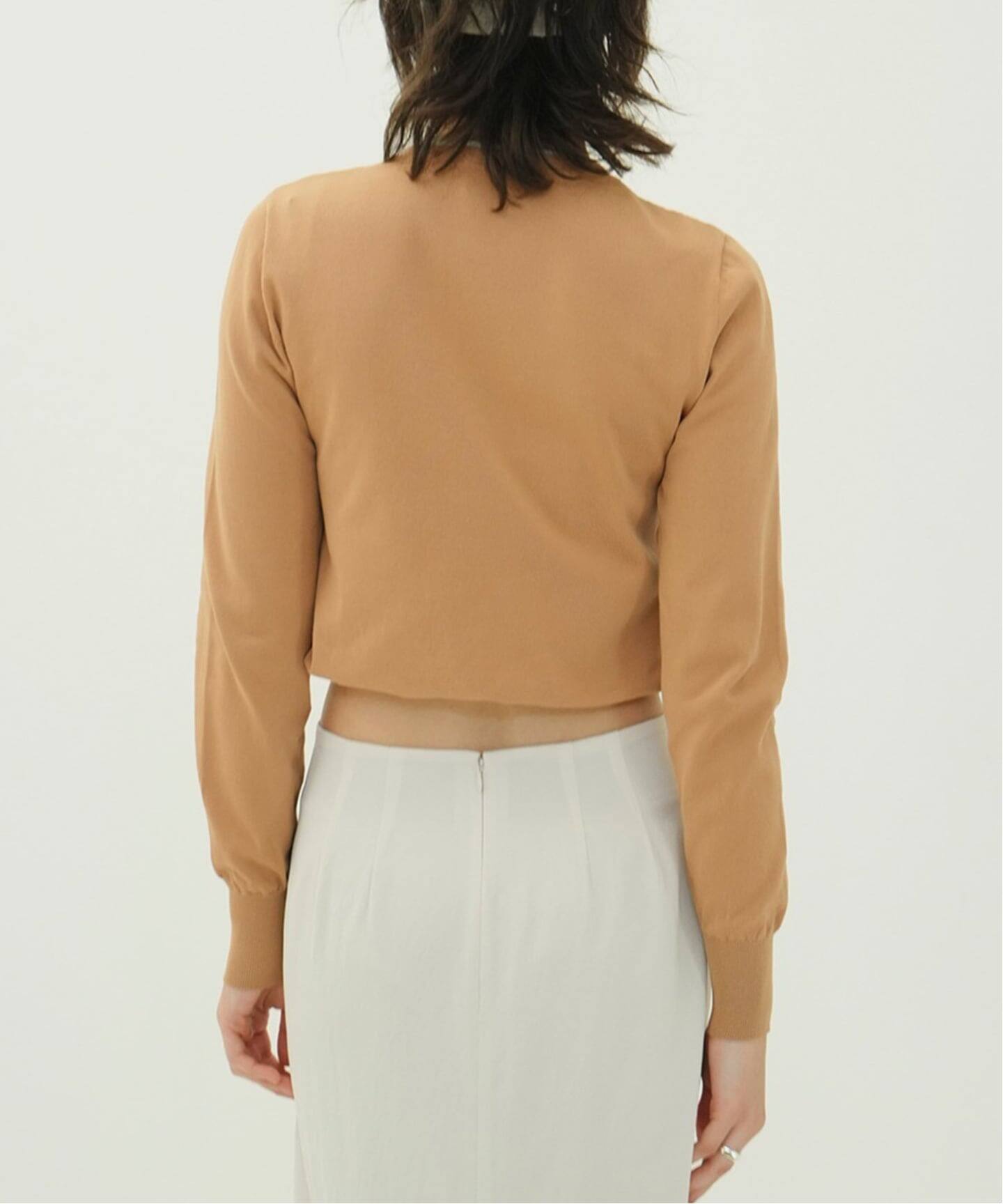 新品 CLANE W LAYERED KNIT CARDIGAN ピンク クラネ CLANE W LAYERED KNIT CARDIGAN （PINK） - ファッション通販 d