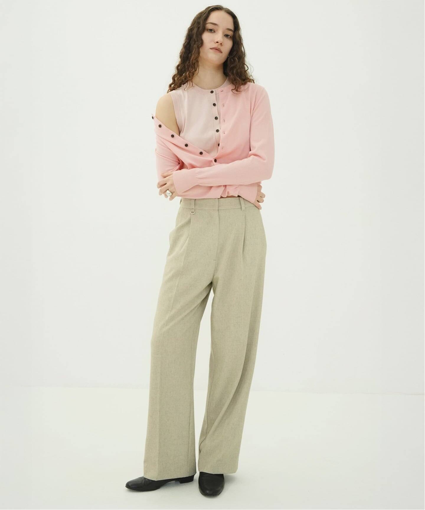 CLANE W LAYERED KNIT CARDIGAN（ニット／セーター）｜BOICE FROM