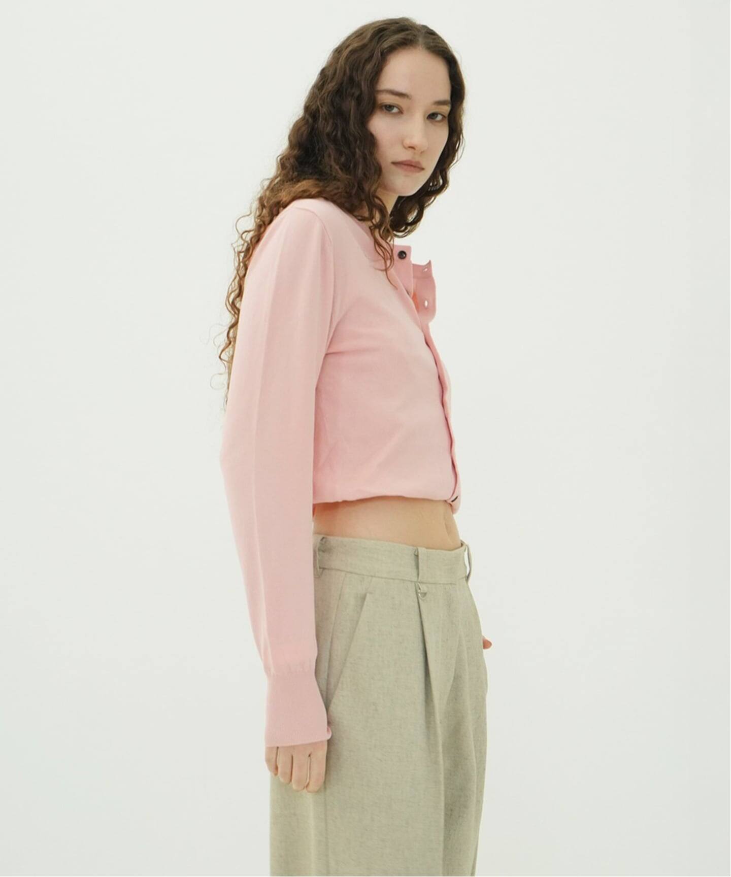 CLANE W LAYERED KNIT CARDIGAN（ニット／セーター）｜BOICE FROM
