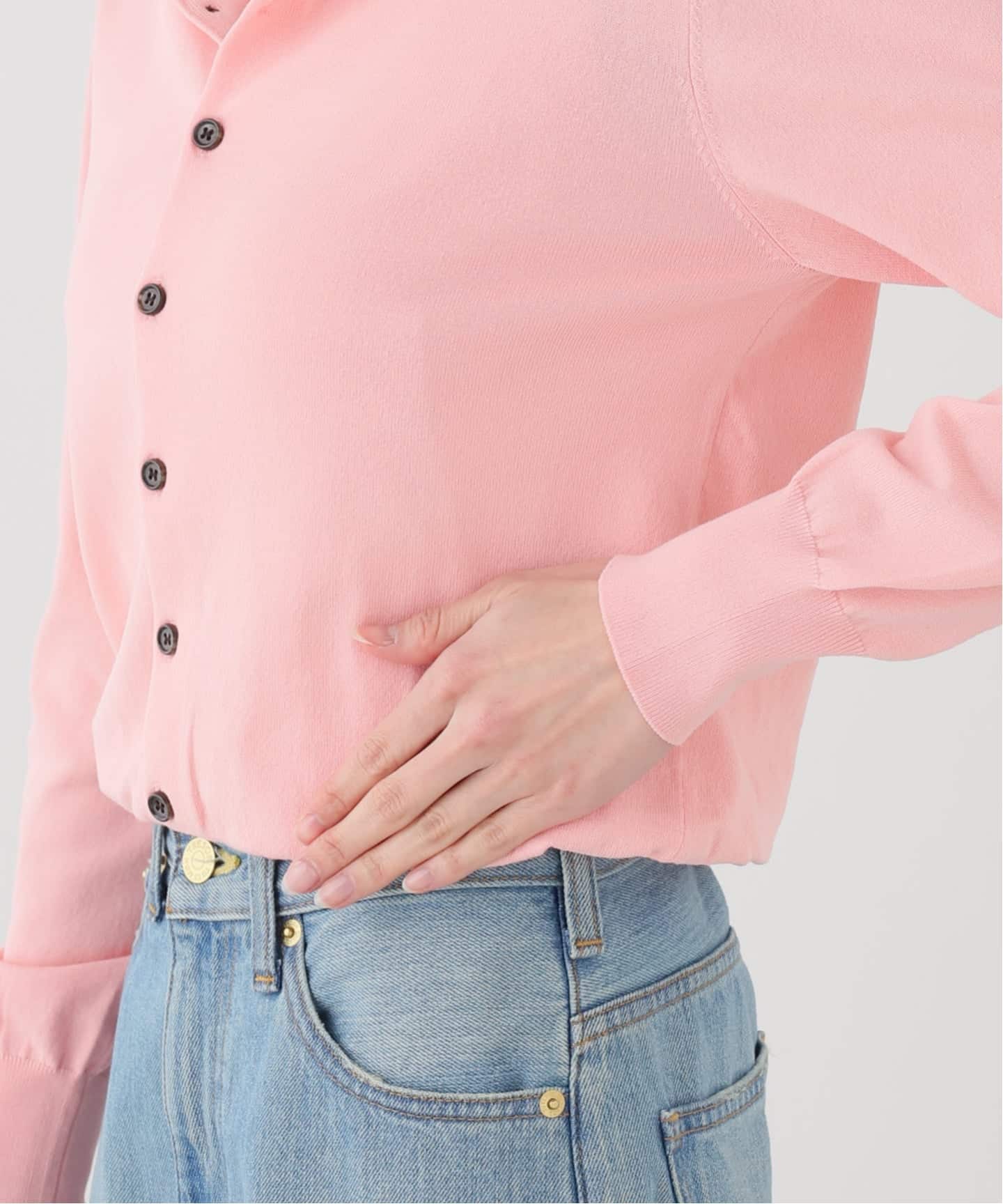 CLANE W LAYERED KNIT CARDIGAN（ニット／セーター）｜BOICE FROM