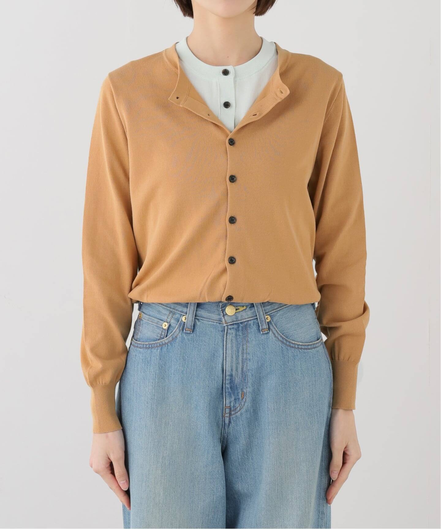 CLANE W LAYERED KNIT CARDIGAN（ニット／セーター）｜BOICE FROM