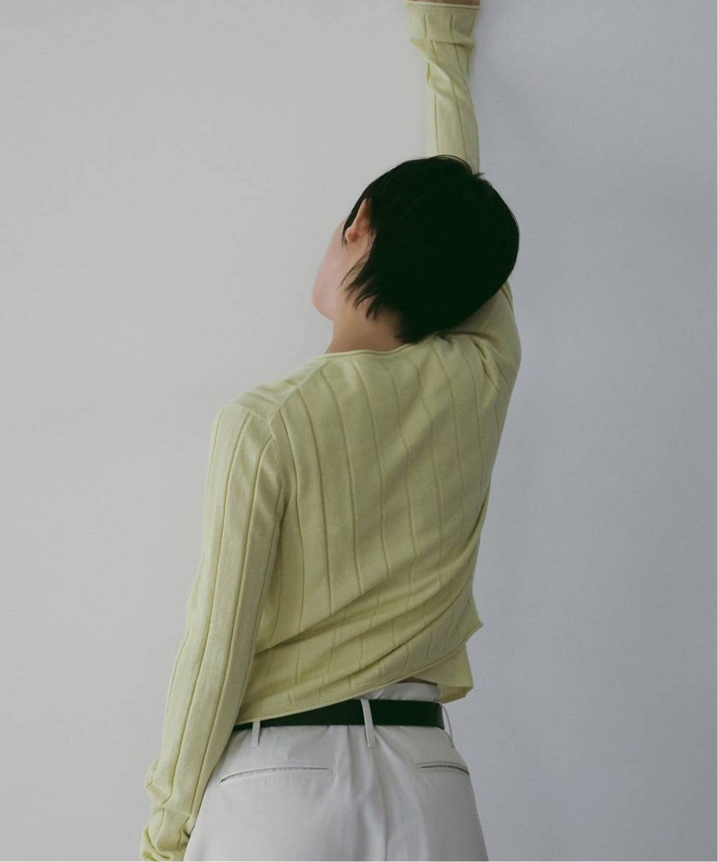 anuke Cotton Layered Cardigan（カーディガン）｜BOICE FROM