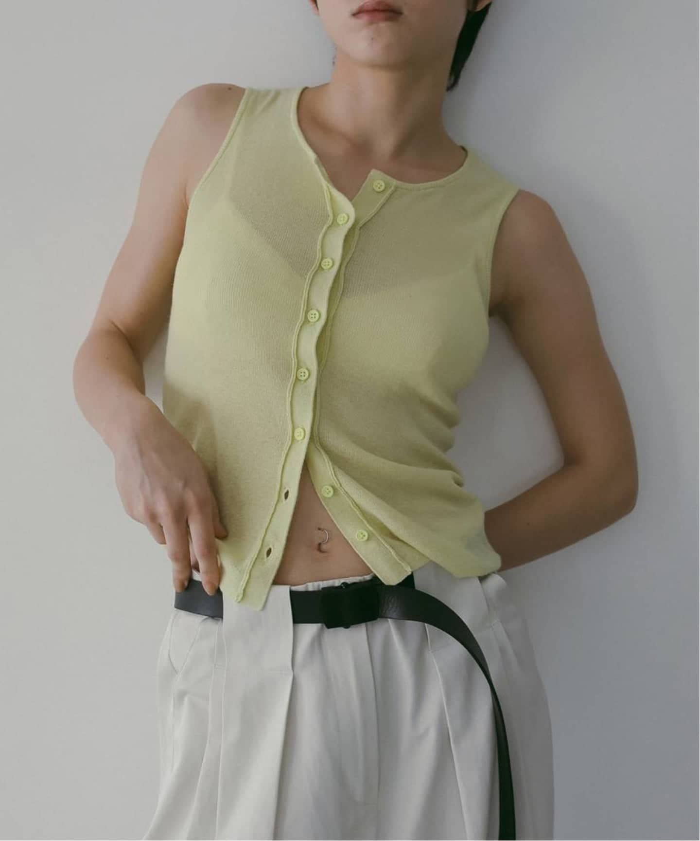 anuke Cotton Layered Cardigan（カーディガン）｜BOICE FROM