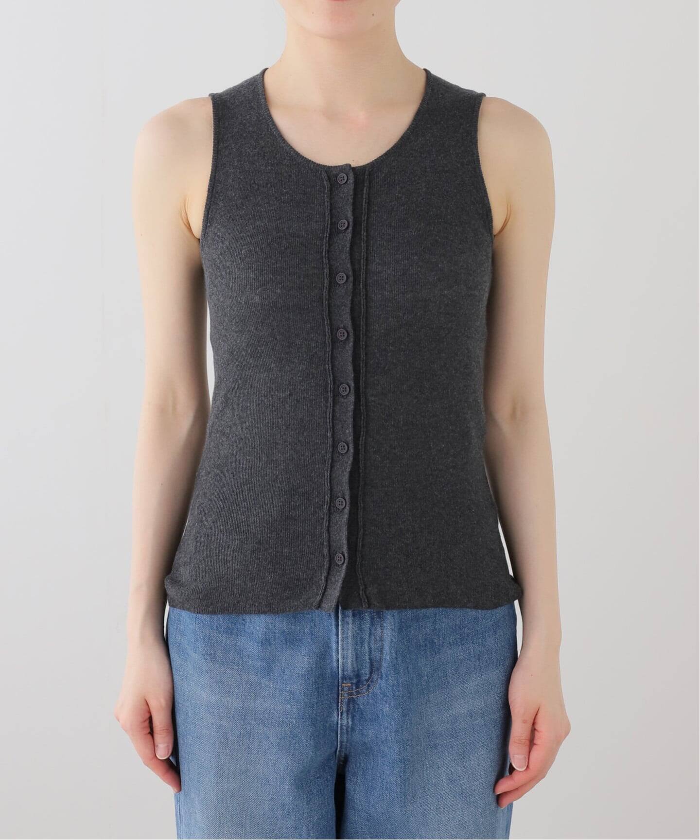 anuke Cotton Layered Cardigan（カーディガン）｜BOICE FROM