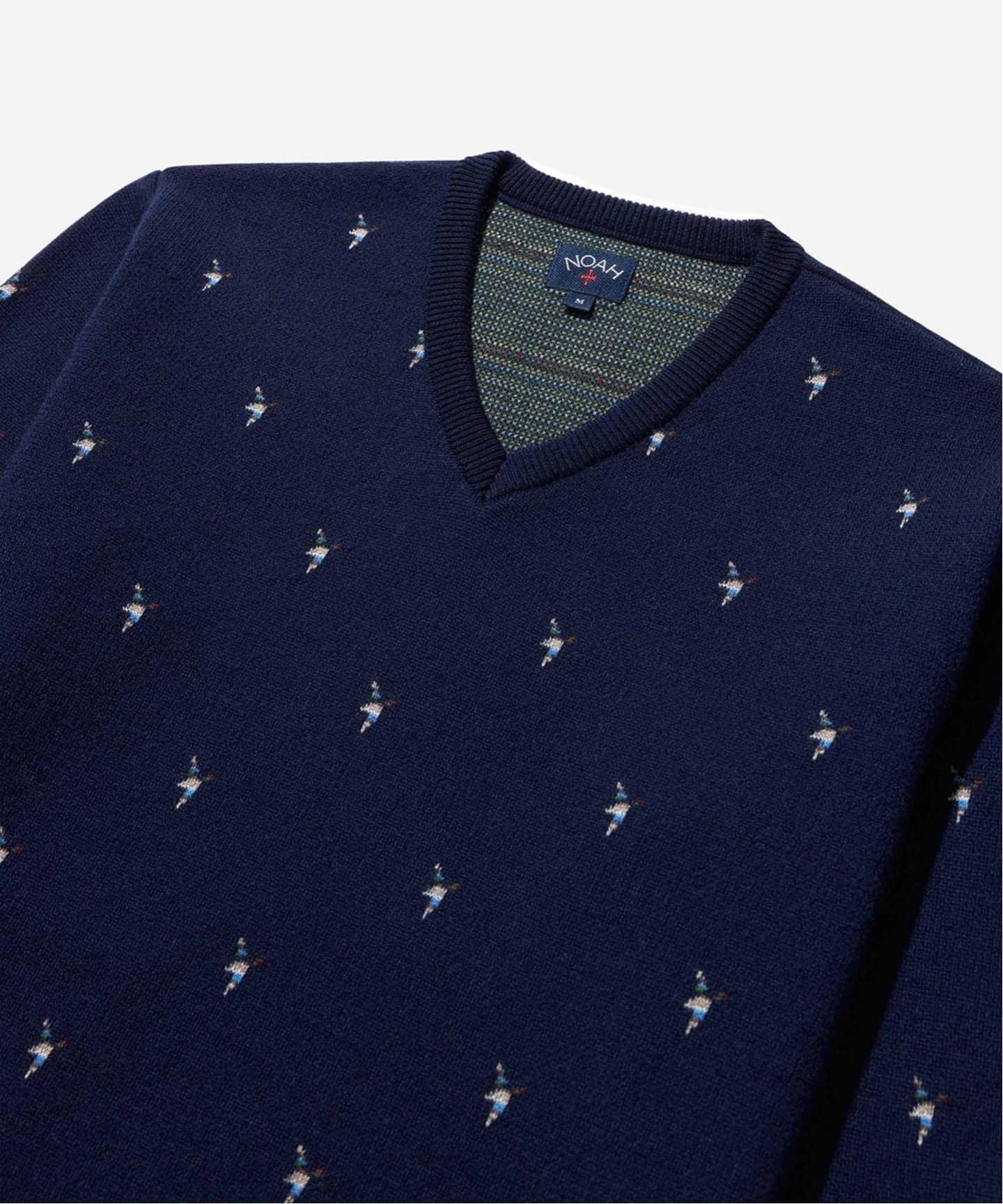 Merino Jacquard Duck V/N Sweater（ニット／セーター）｜NOAH（ノア