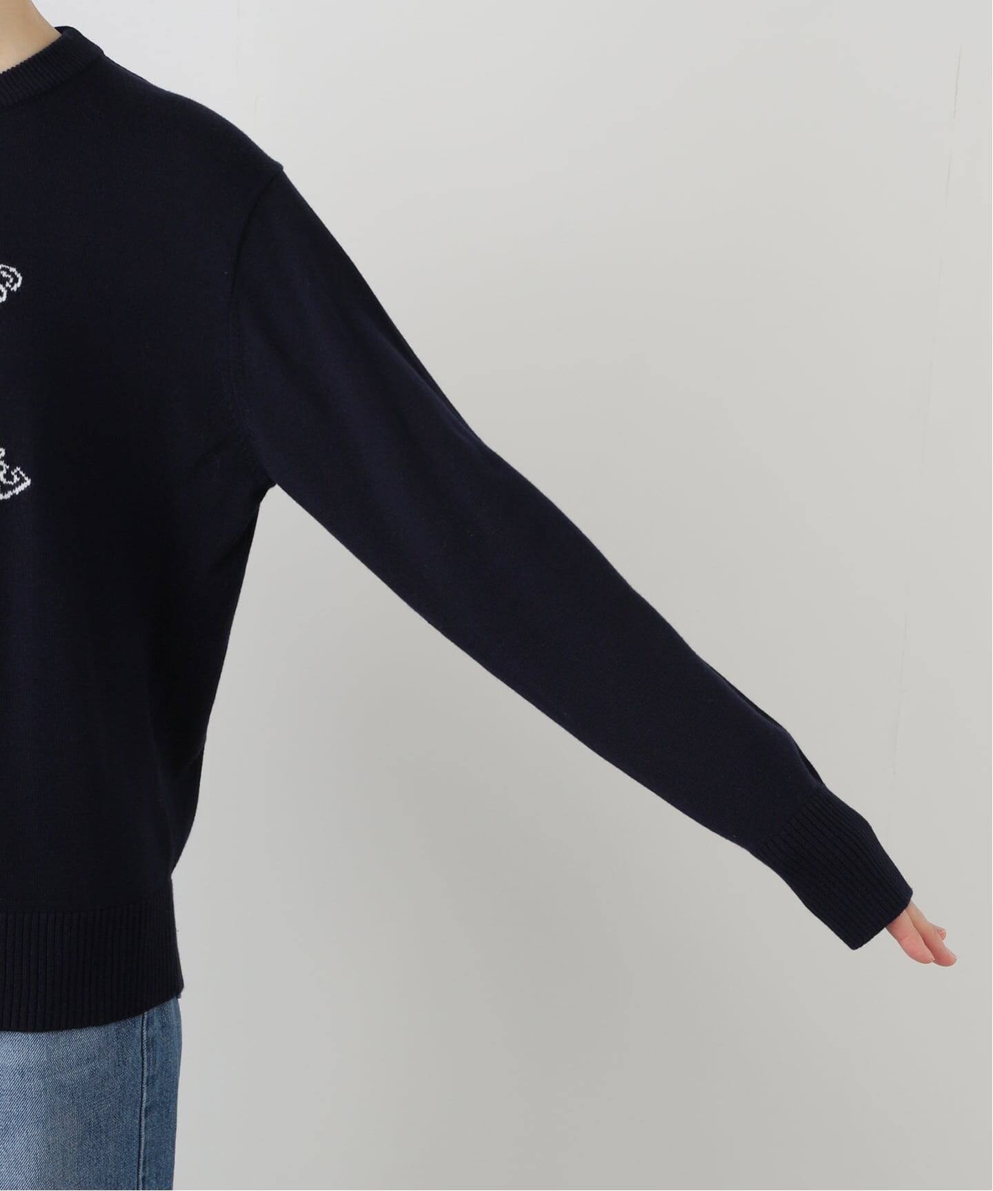 洗える】インターシャロゴニット（ニット／セーター）｜La Totalite