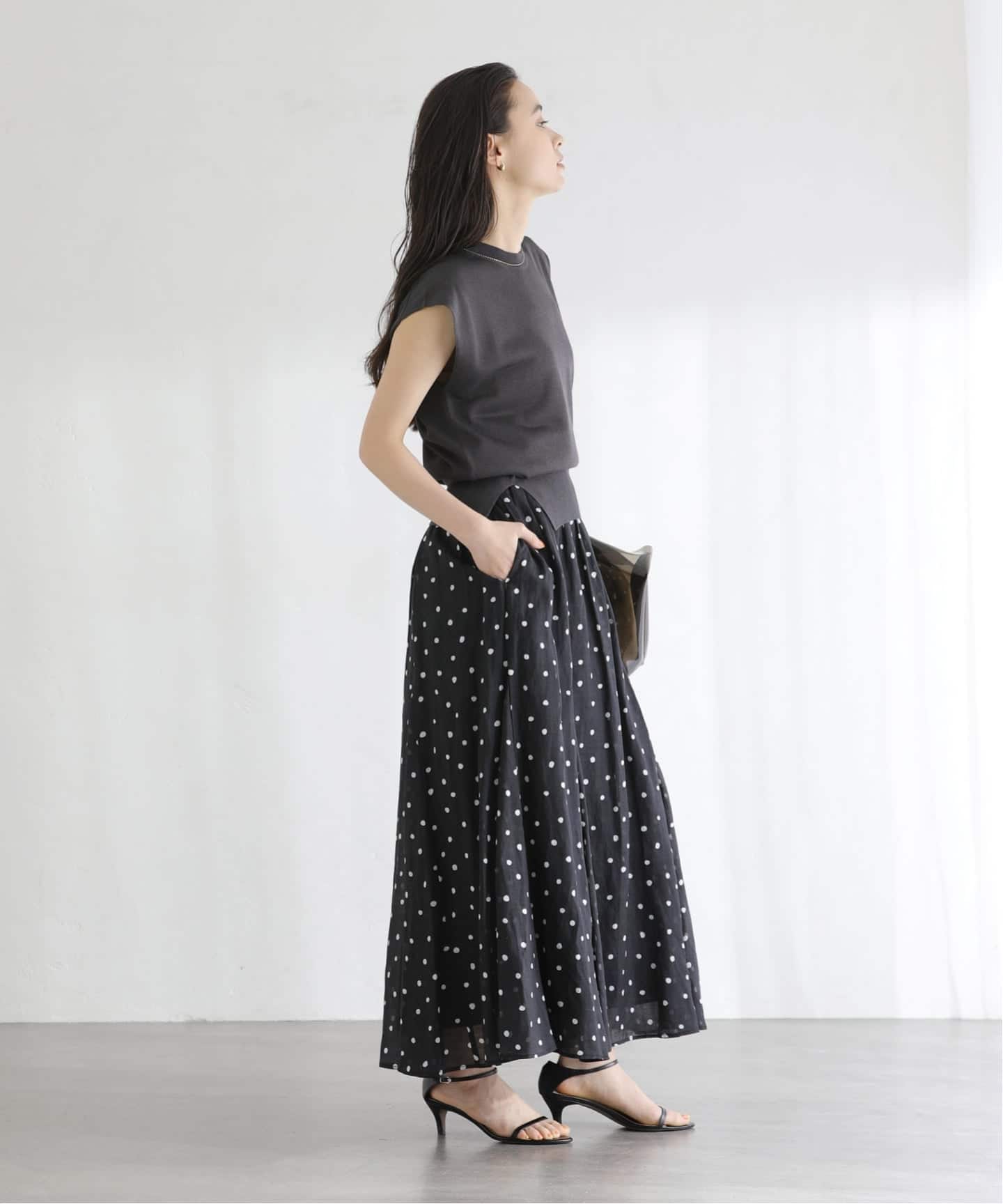 予約》【洗える】ウォッシャブルシアーフレンチプルオーバー（ニット