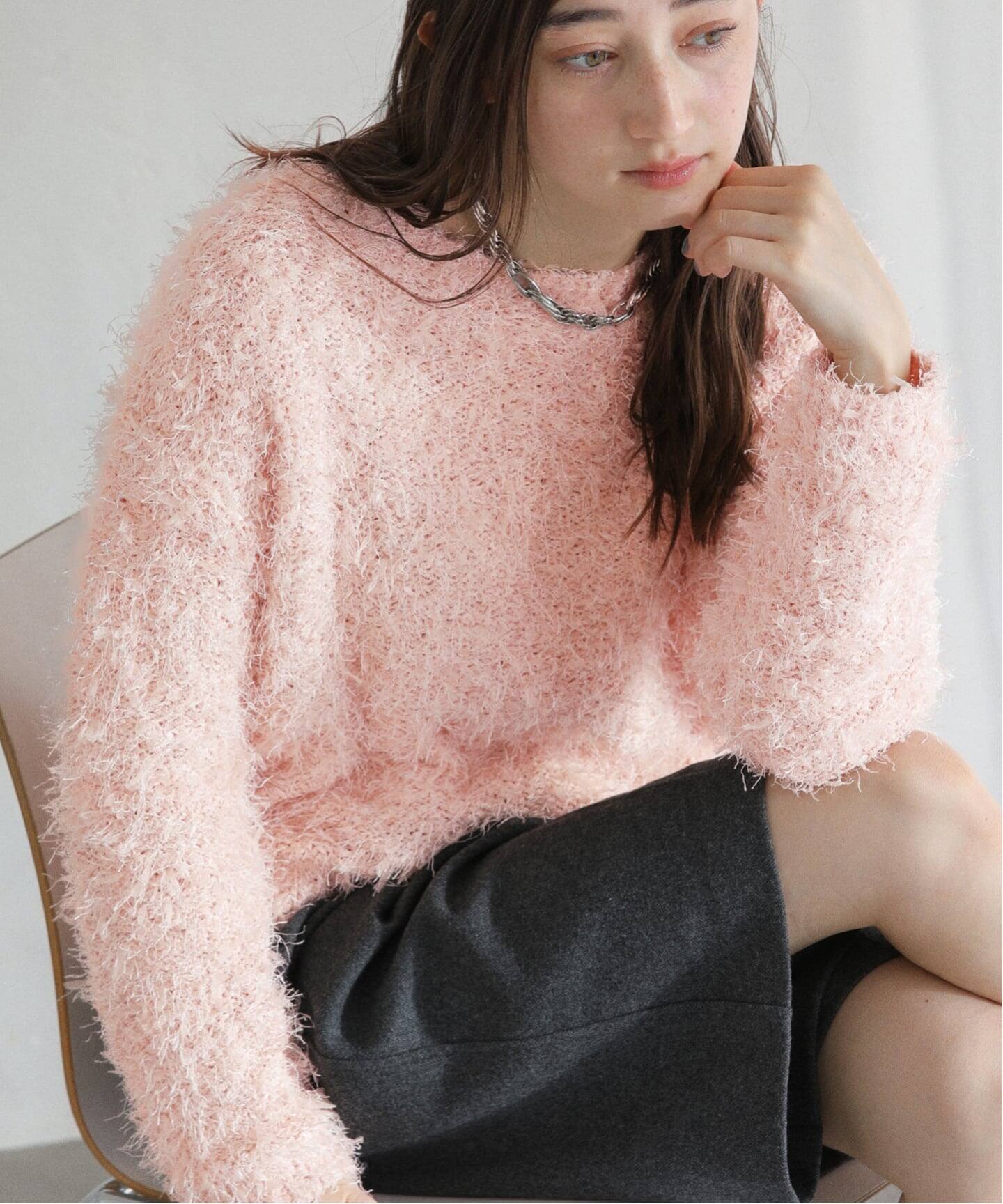 ダーリッチ　ファンシーヤーンニットトップス ファンシーヤーンニットトップス – Darich
