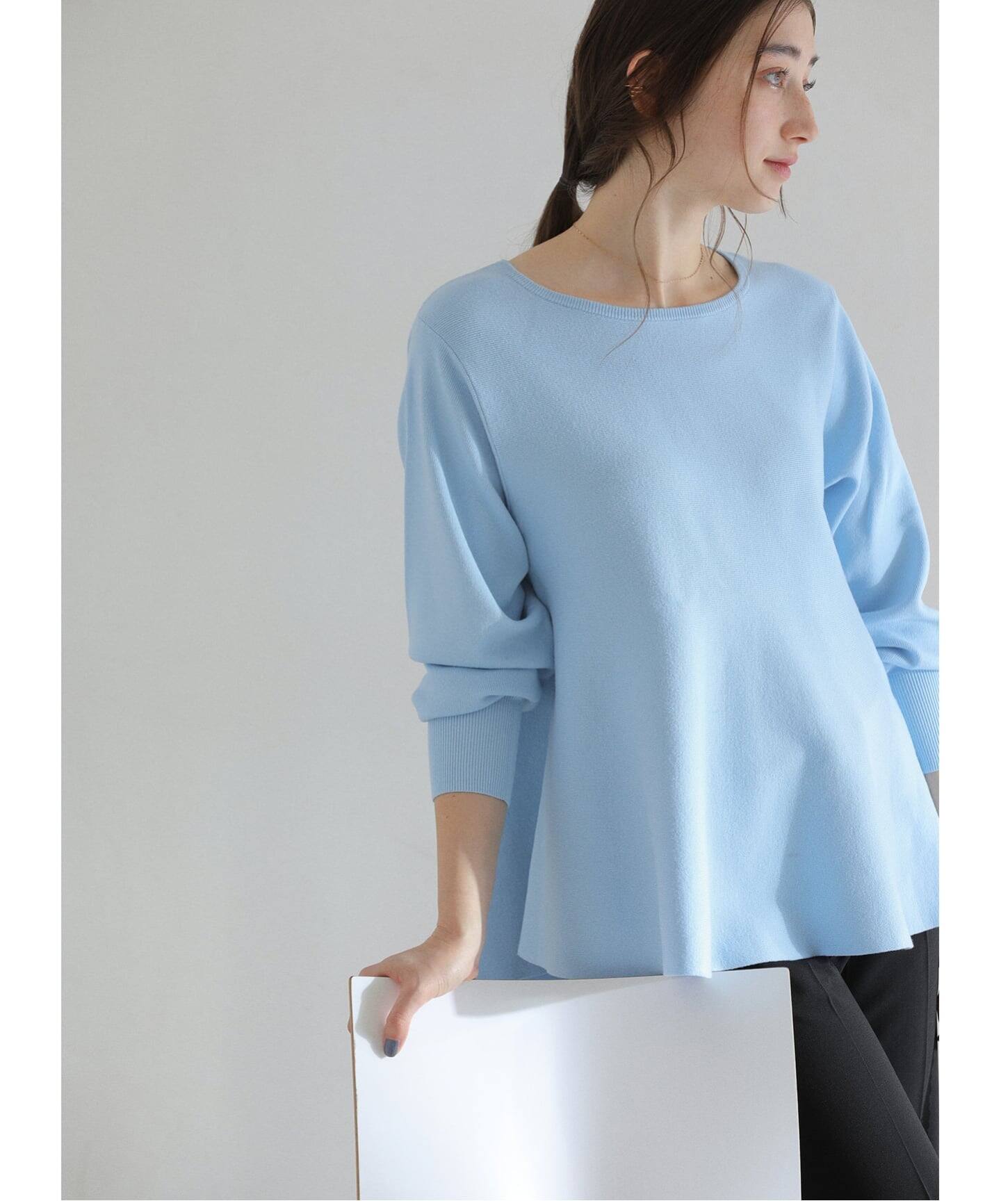 LaTotalite ペプラムカットソー 洗える】アシメペプラムカットソー（Tシャツ／カットソー）｜La