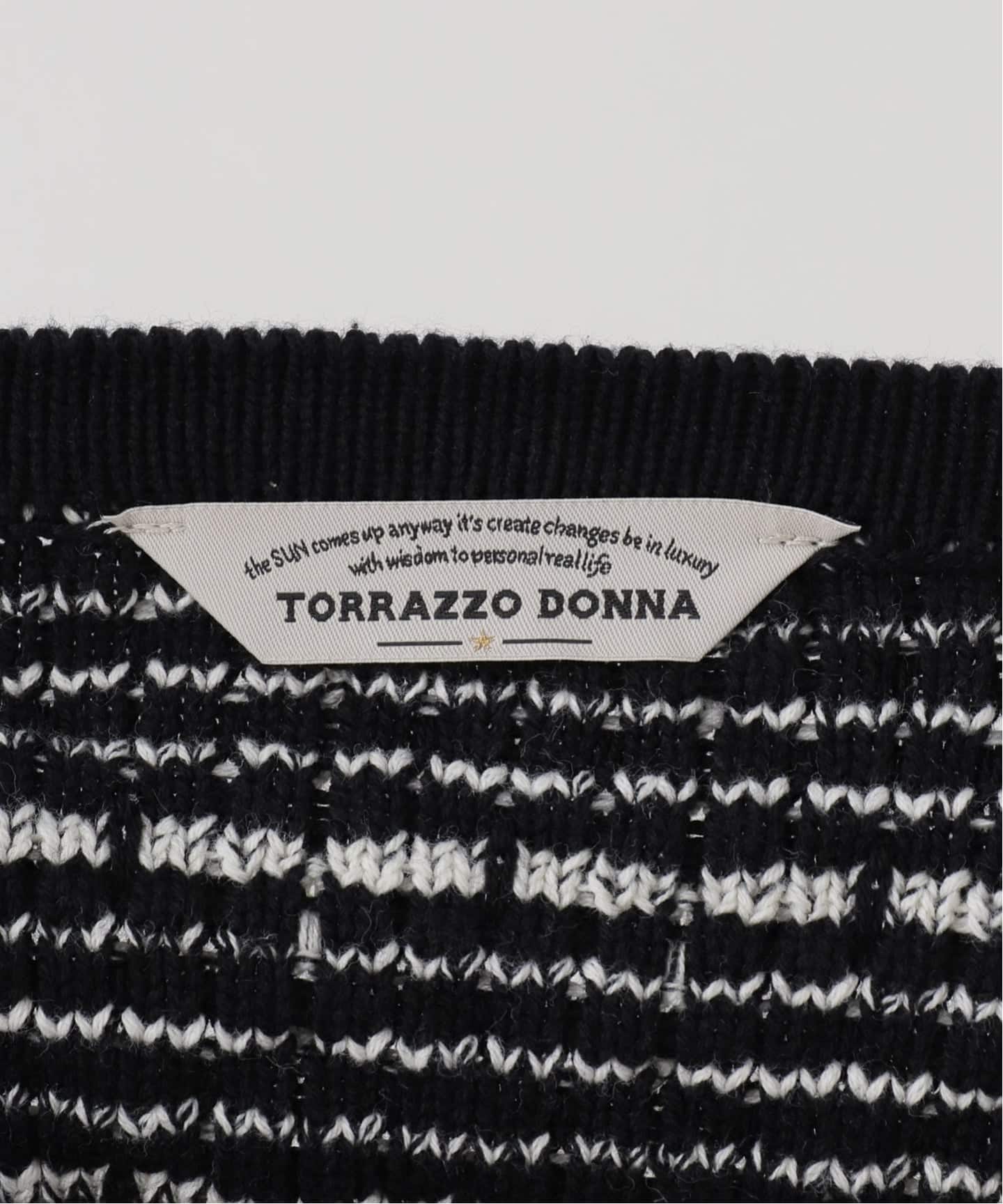 洗える】TORRAZZO DONNA/トラッゾドンナ ツィードコットンベスト