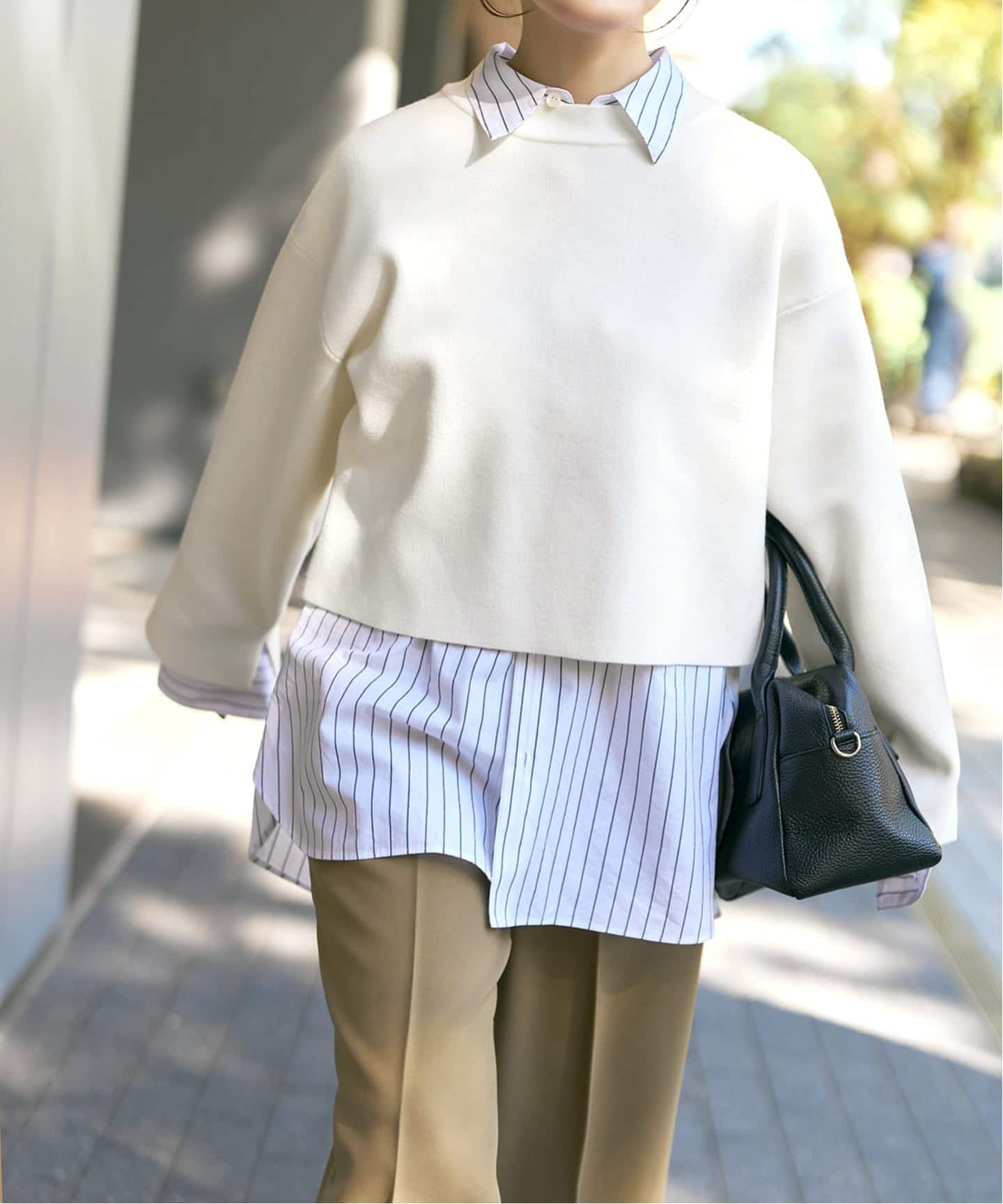 スムースショート丈ニット（ニット／セーター）｜Spick and Span