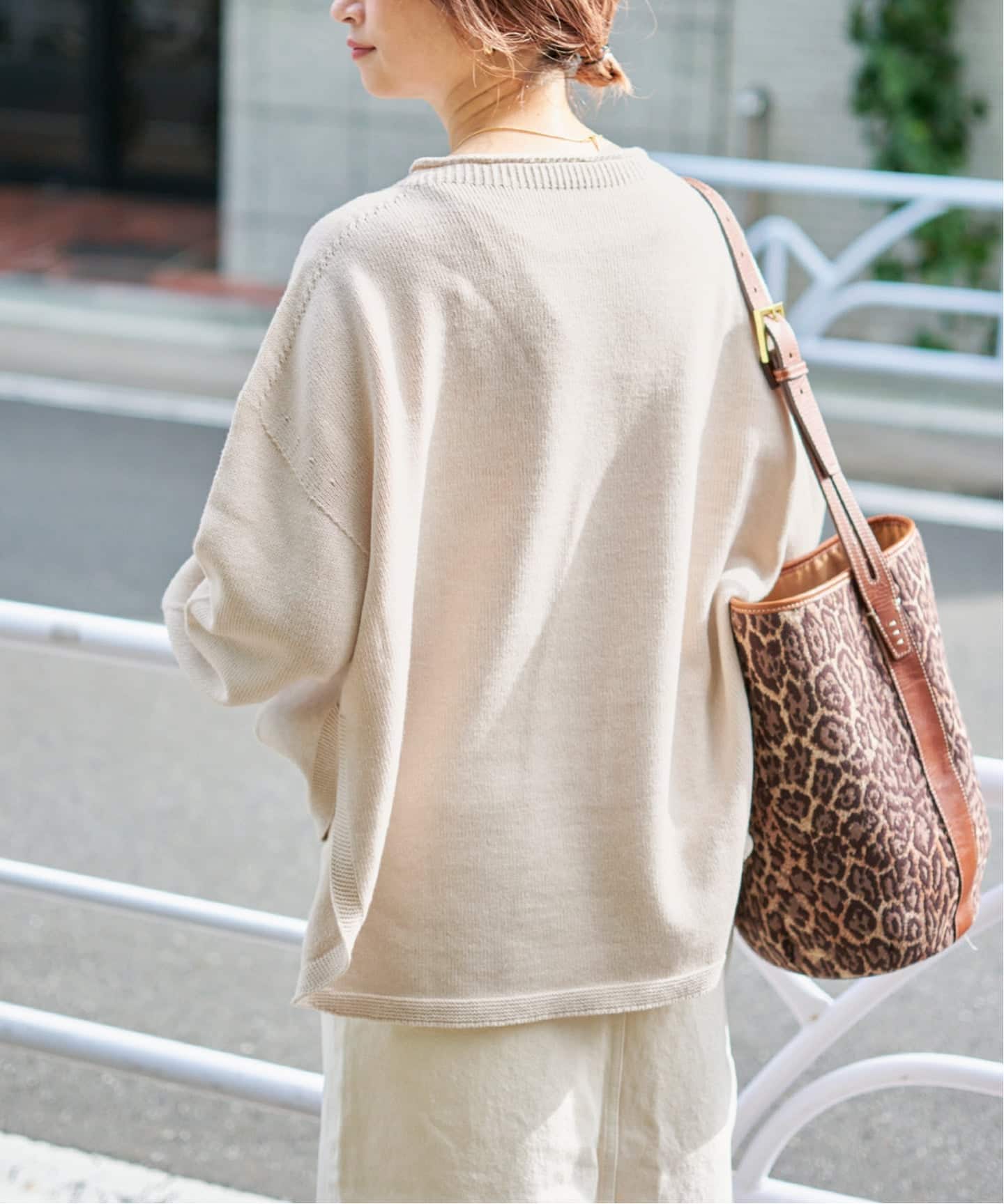 バルキーヤーンルーズボートネックニット(ニット/セーター)|Spick バルキーヤーンルーズボートネックニット(ニット/セーター)|Spick
