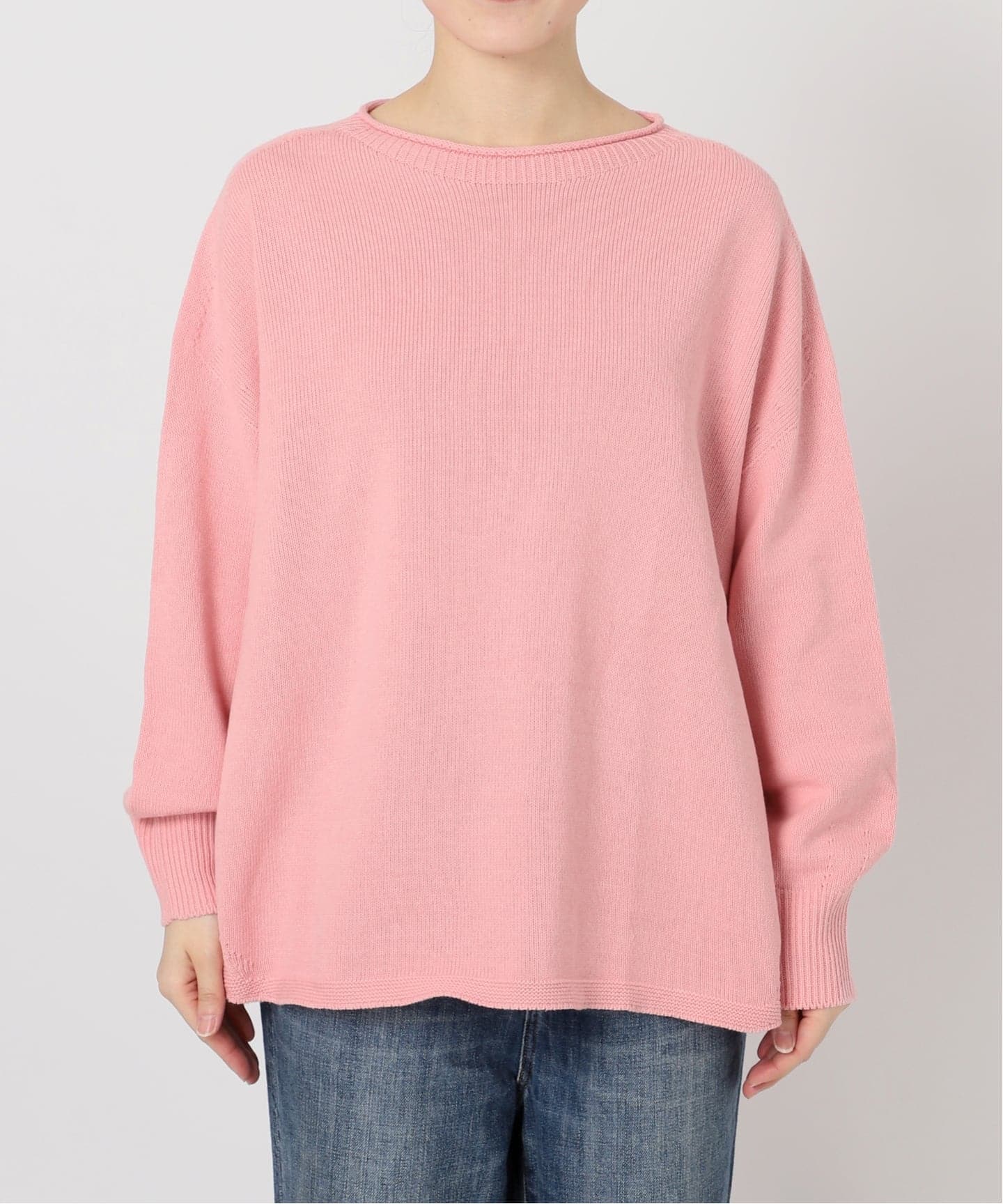 spick＆spanタグ付新品バルキーヤーンルーズボートネックニット バルキーヤーンルーズボートネックニット（ニット／セーター）｜Spick