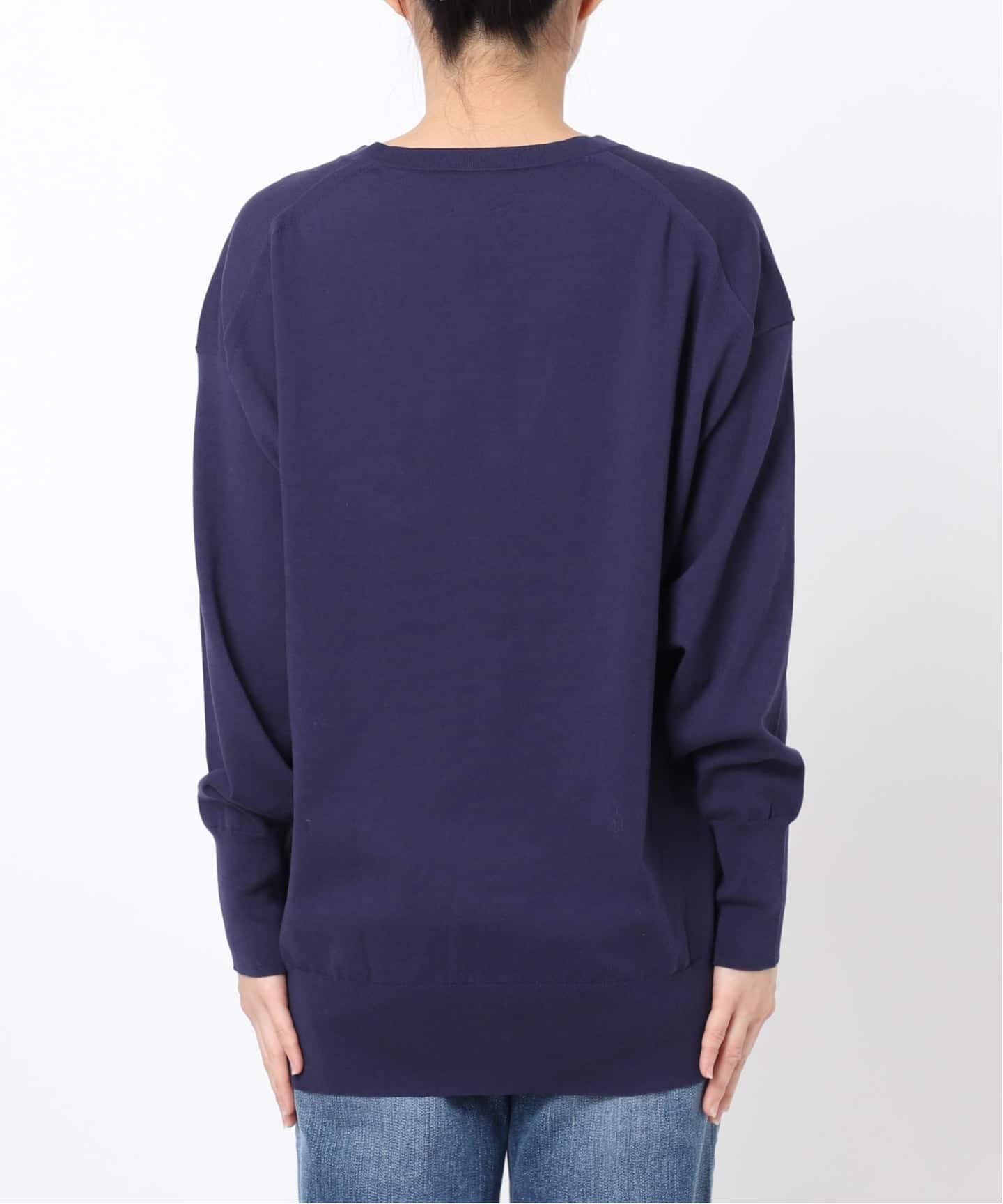 emilcotoni Vネックプルオーバー スピック＆スパン Spick & Span 《予約》Emil cotoni Vネックプル