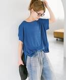 《手洗い可 / 予約》リネン天竺フレンチプルオーバー