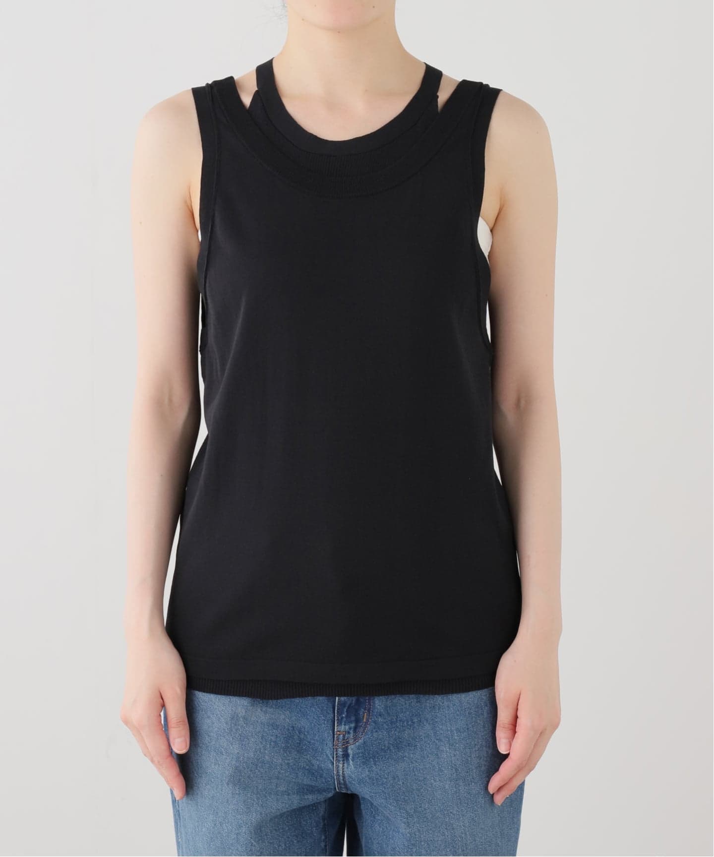 2枚SETタンクレイヤードプルオーバー（Tシャツ／カットソー）｜Spick