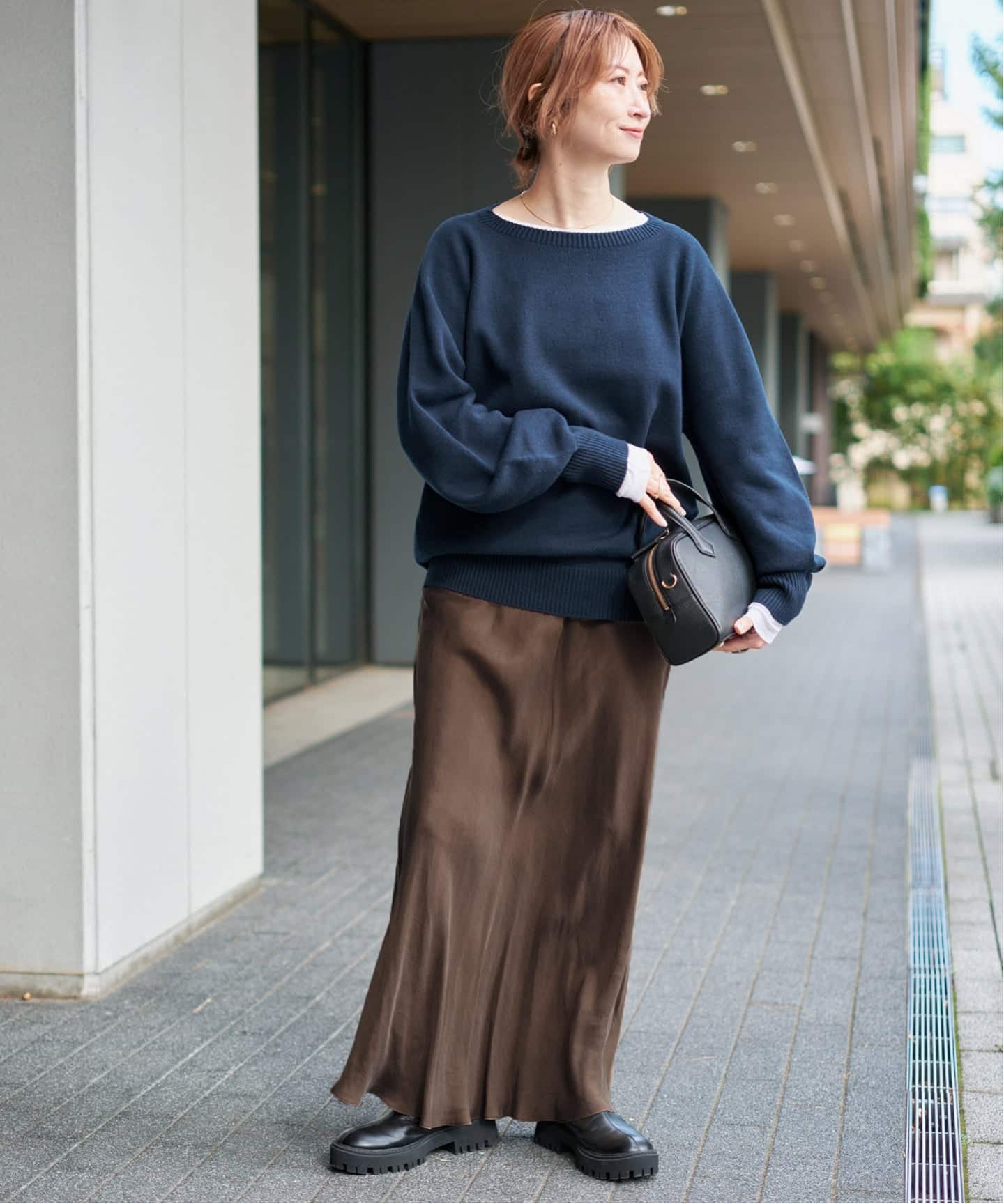 26SS 新作 》 ニュアンスコクーンバルキーニット（ニット／セーター