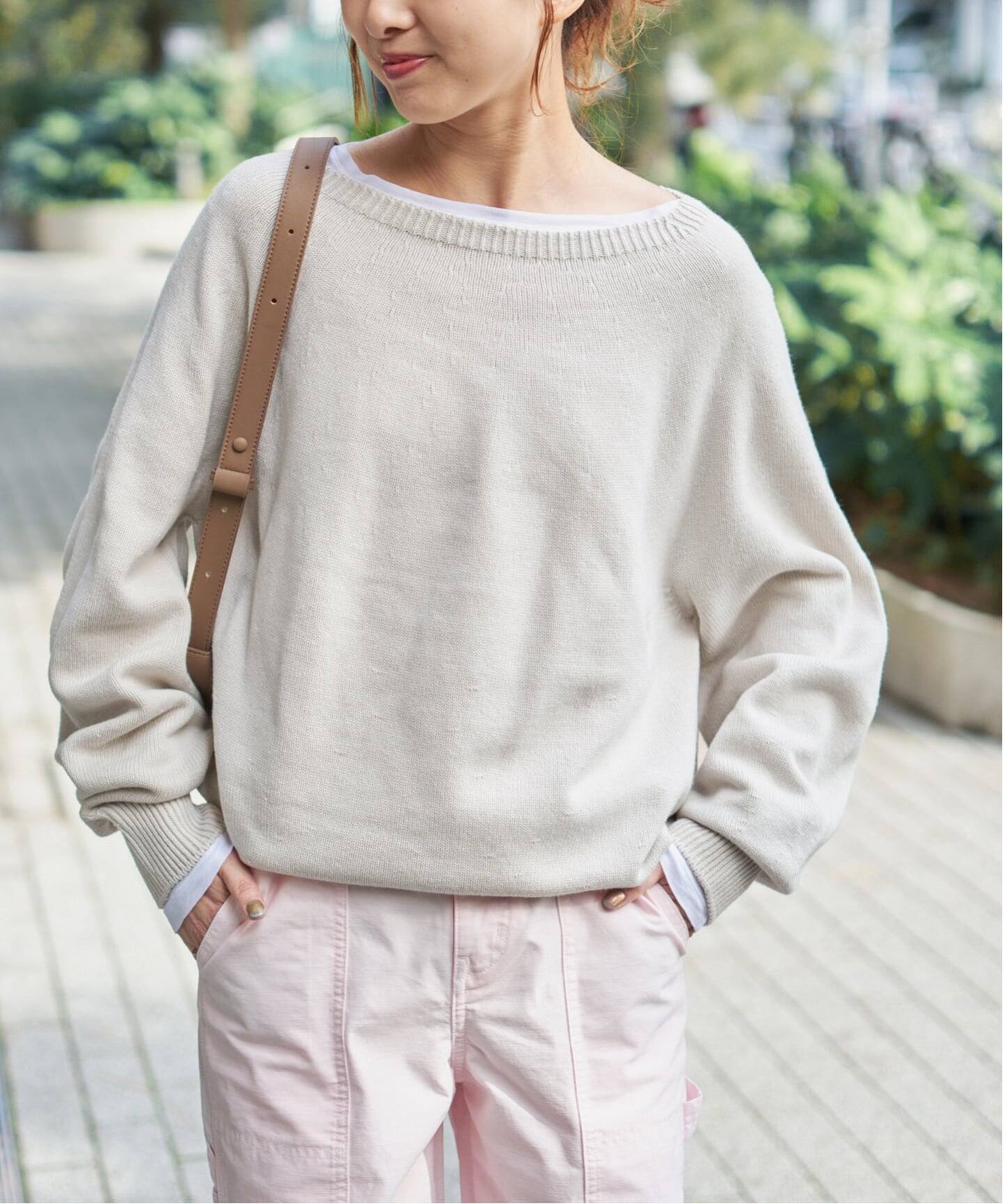 26SS 新作 》 ニュアンスコクーンバルキーニット（ニット／セーター