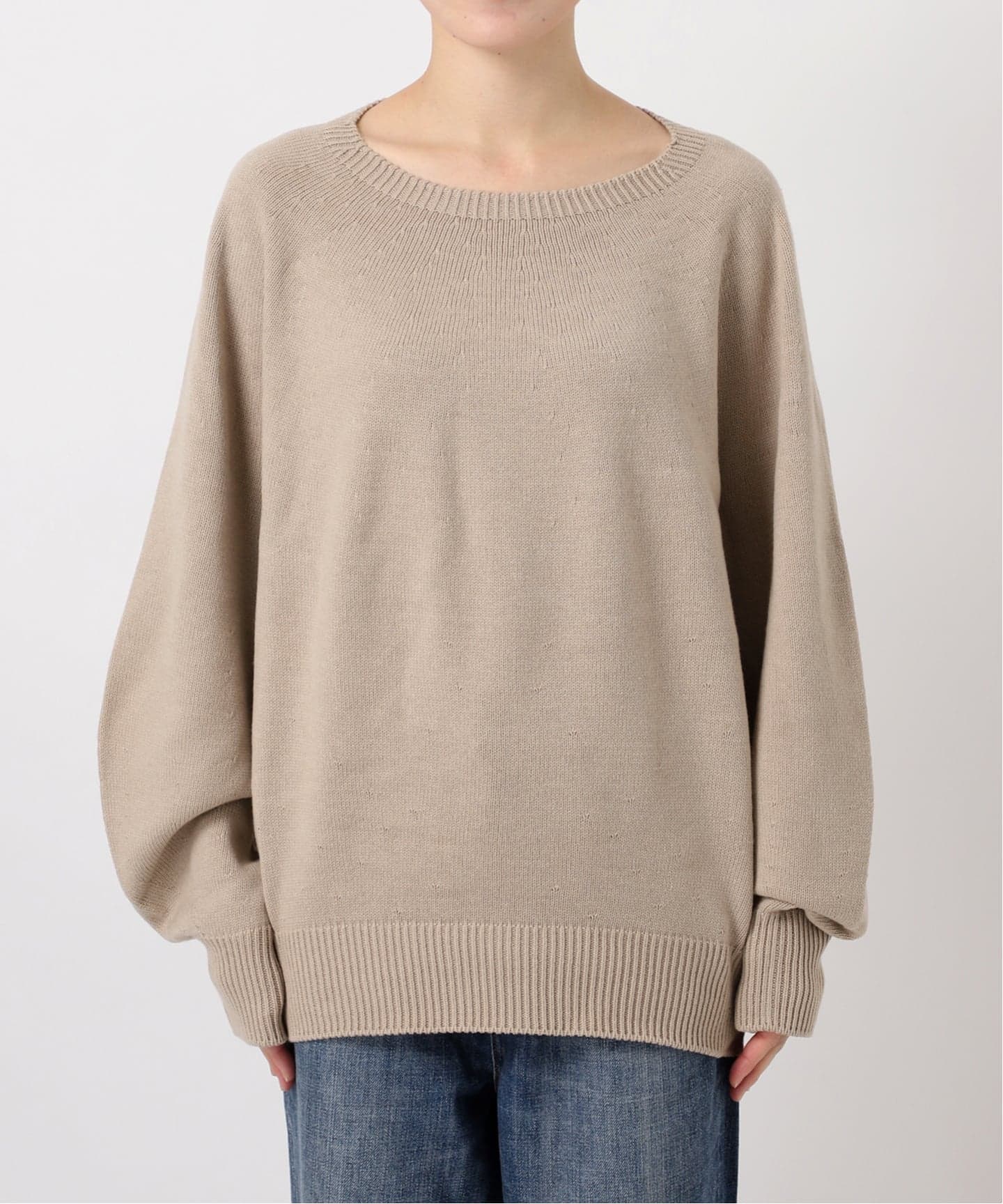 26SS 新作 》 ニュアンスコクーンバルキーニット（ニット／セーター