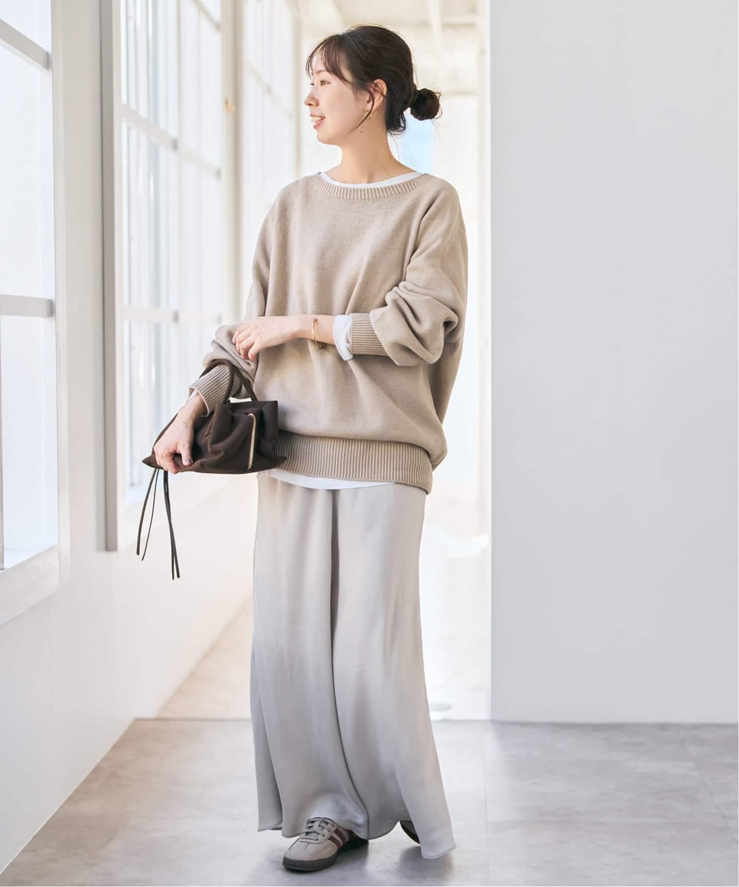 Spick and Span 26SSニュアンスコクーンバルキーニット 26SS 新作/追加 》 ニュアンスコクーンバルキーニット（ニット