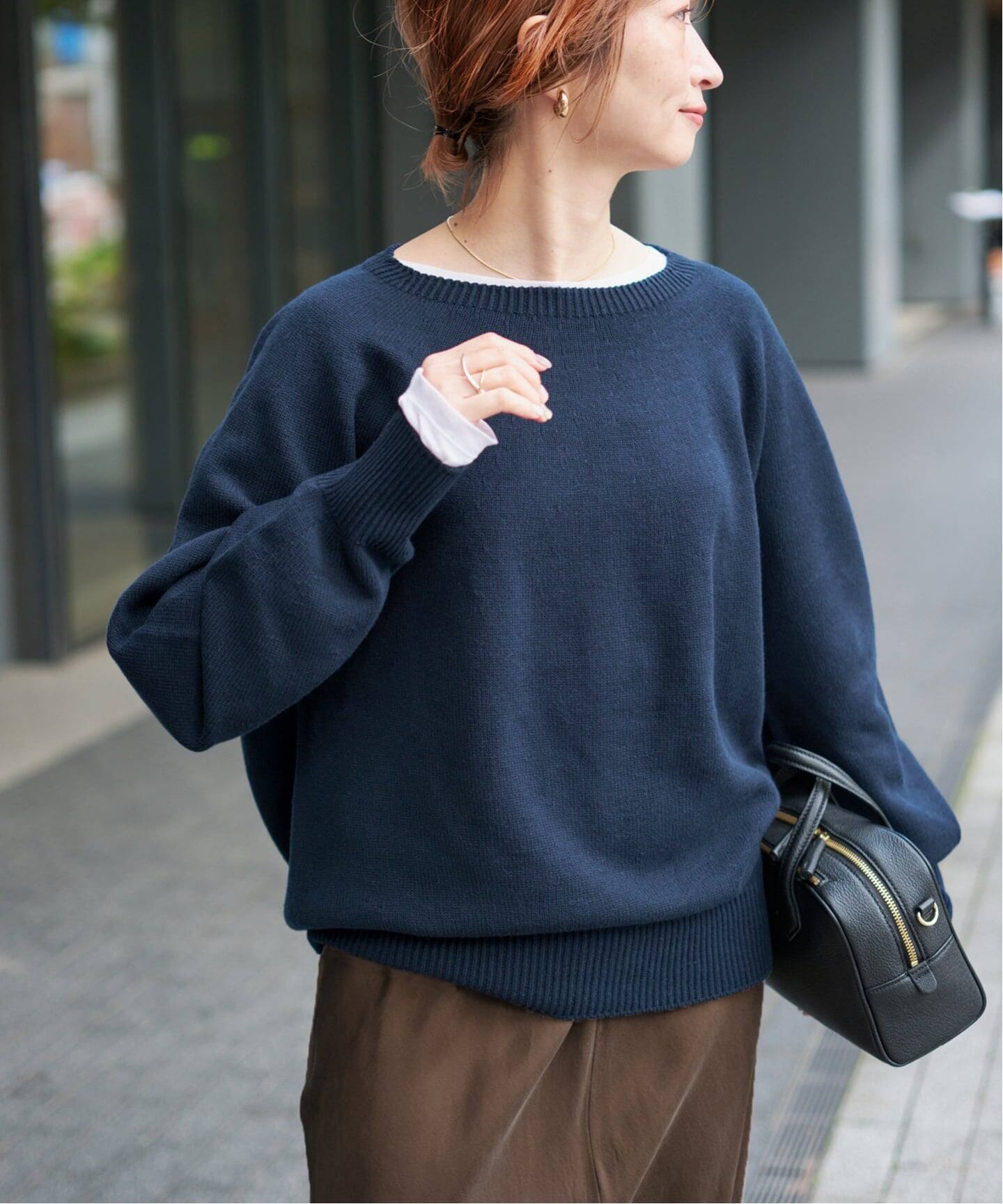 26SS 新作/追加 》 ニュアンスコクーンバルキーニット（ニット