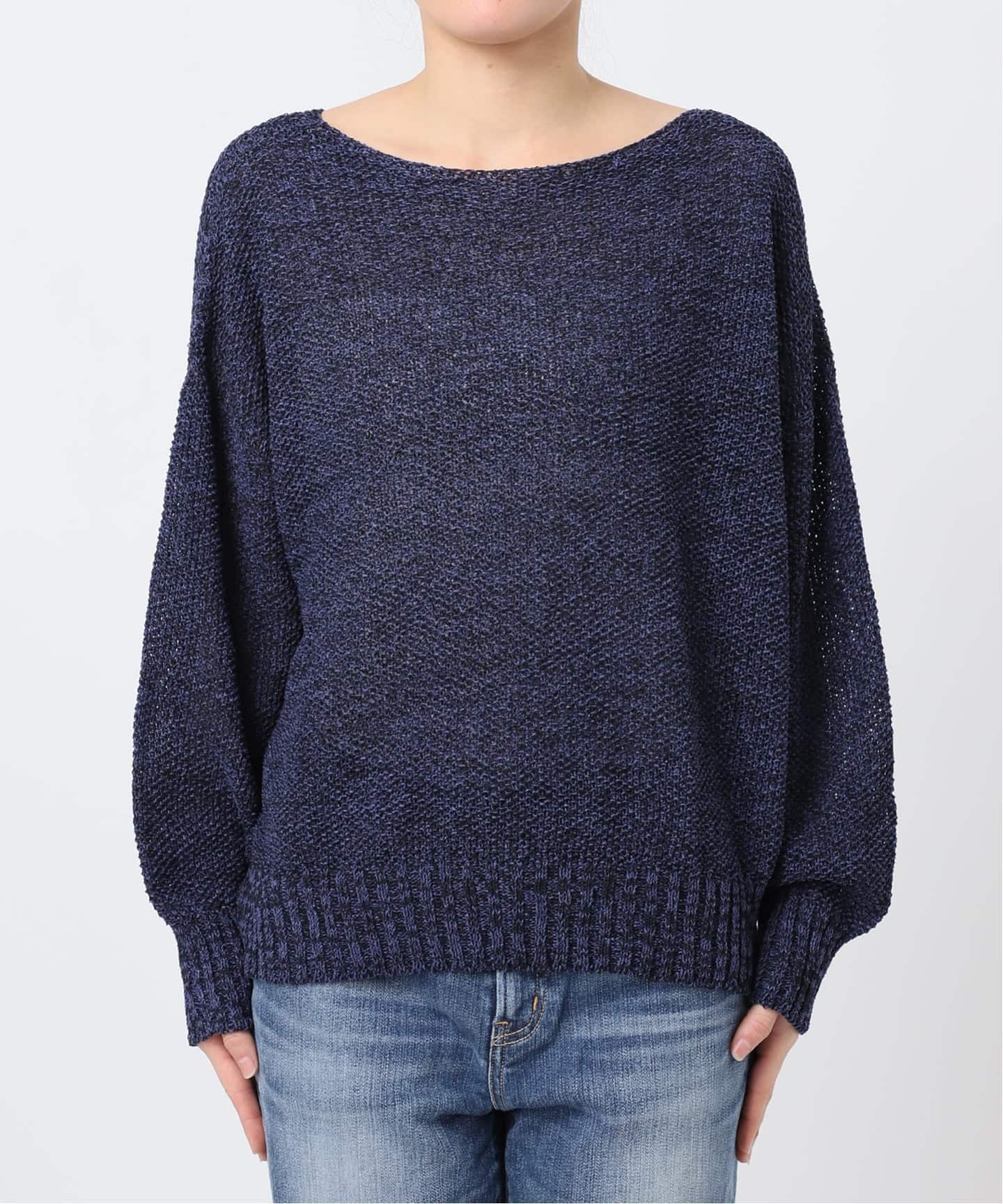 WEB限定カラー有り / 追加》ペーパーヤーン2WAYルーズプルオーバー