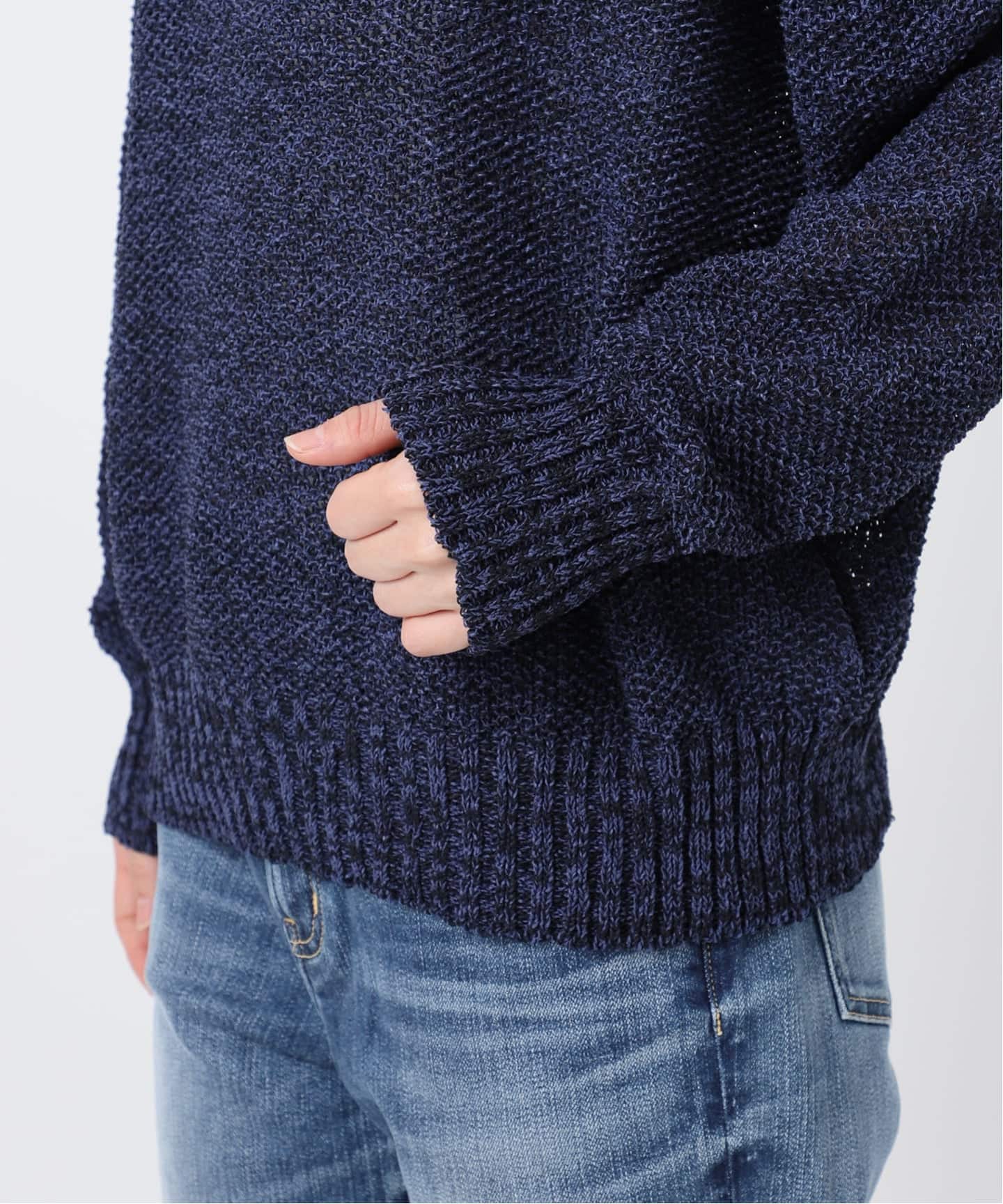 WEB限定カラー有り / 追加》ペーパーヤーン2WAYルーズプルオーバー