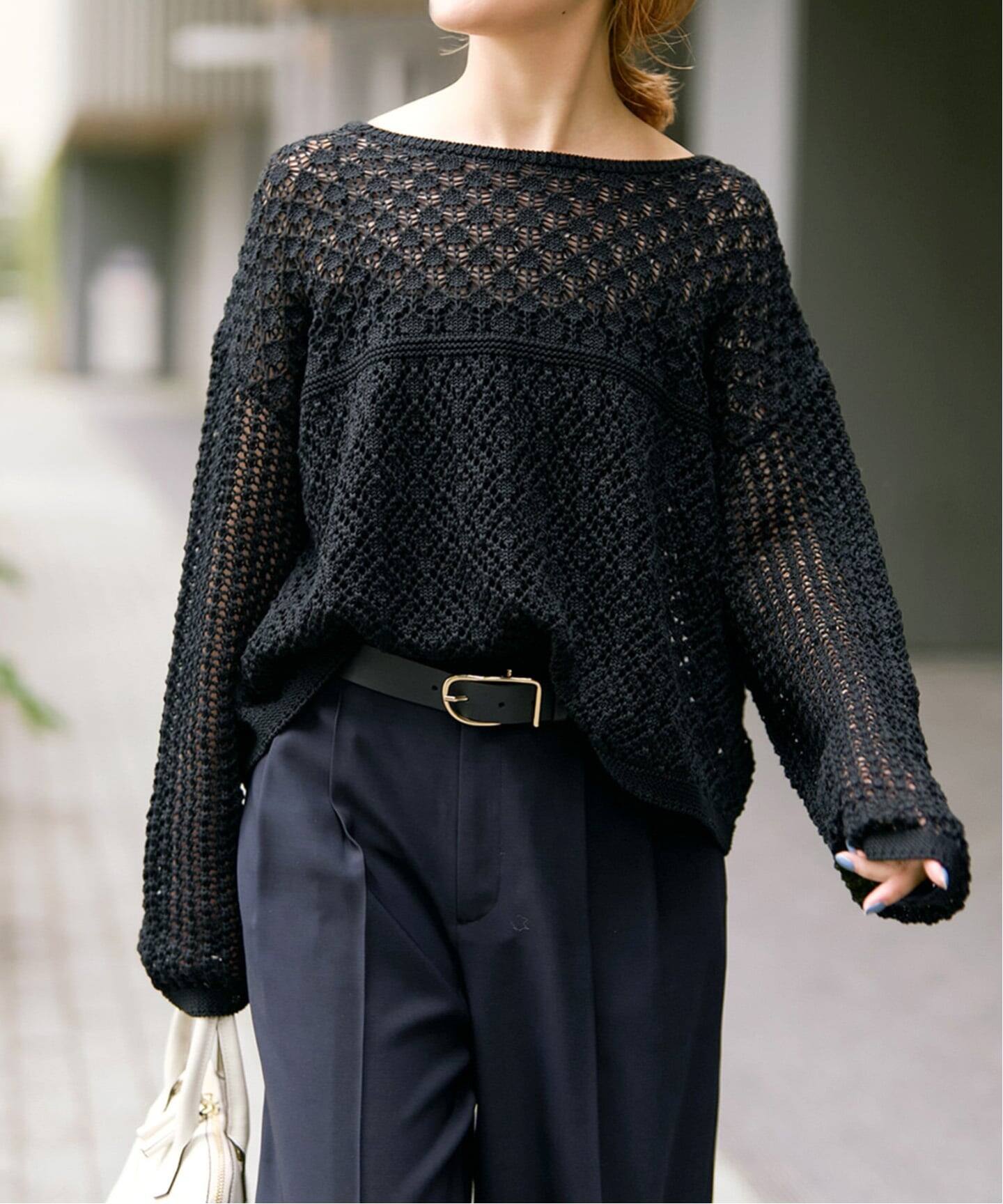 spick and span ヘアリーボーダーニット Spick and Span ヘアリーボーダーニット オリジナル