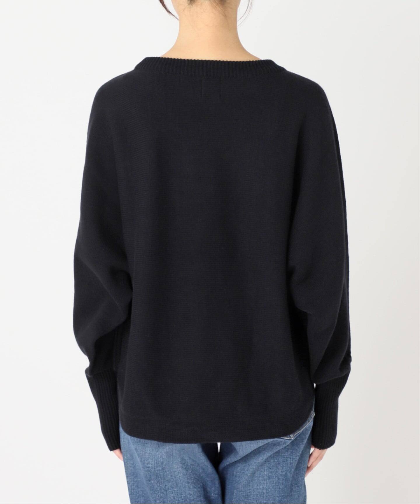 Spick and Span ドルマンロングリブニット BLACK Spick＆Span（スピック アンド スパン） ニット セーター 「WEB限定
