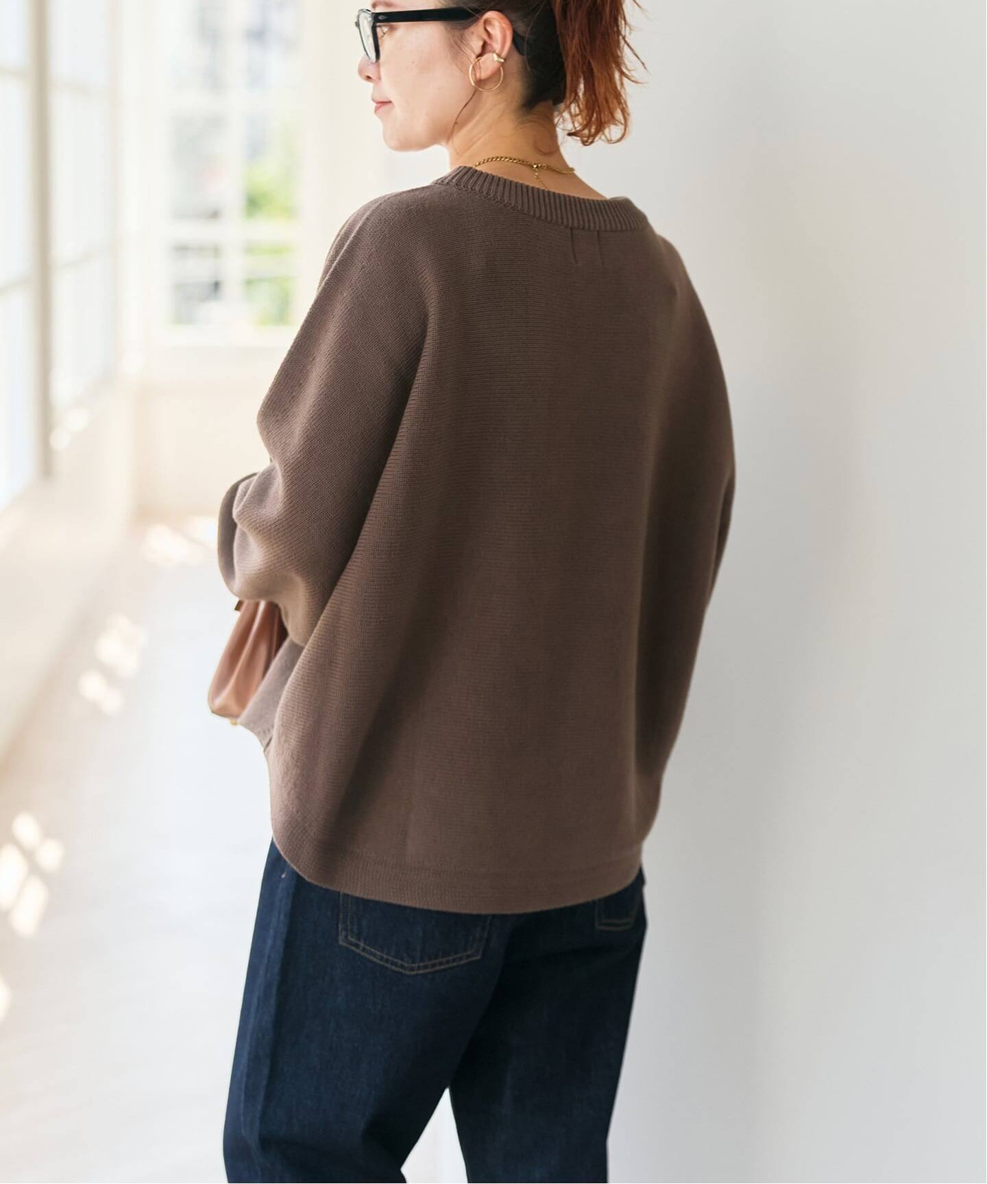 WEB限定 / 追加2》バルキーヤーンドルマンロングリブニット（ニット