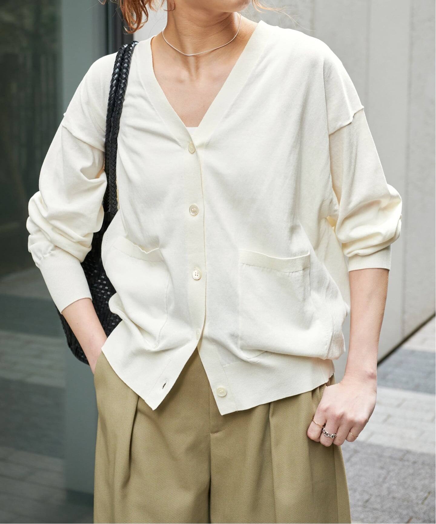 追加予約》コットンハイゲージカーディガン（カーディガン）｜Spick