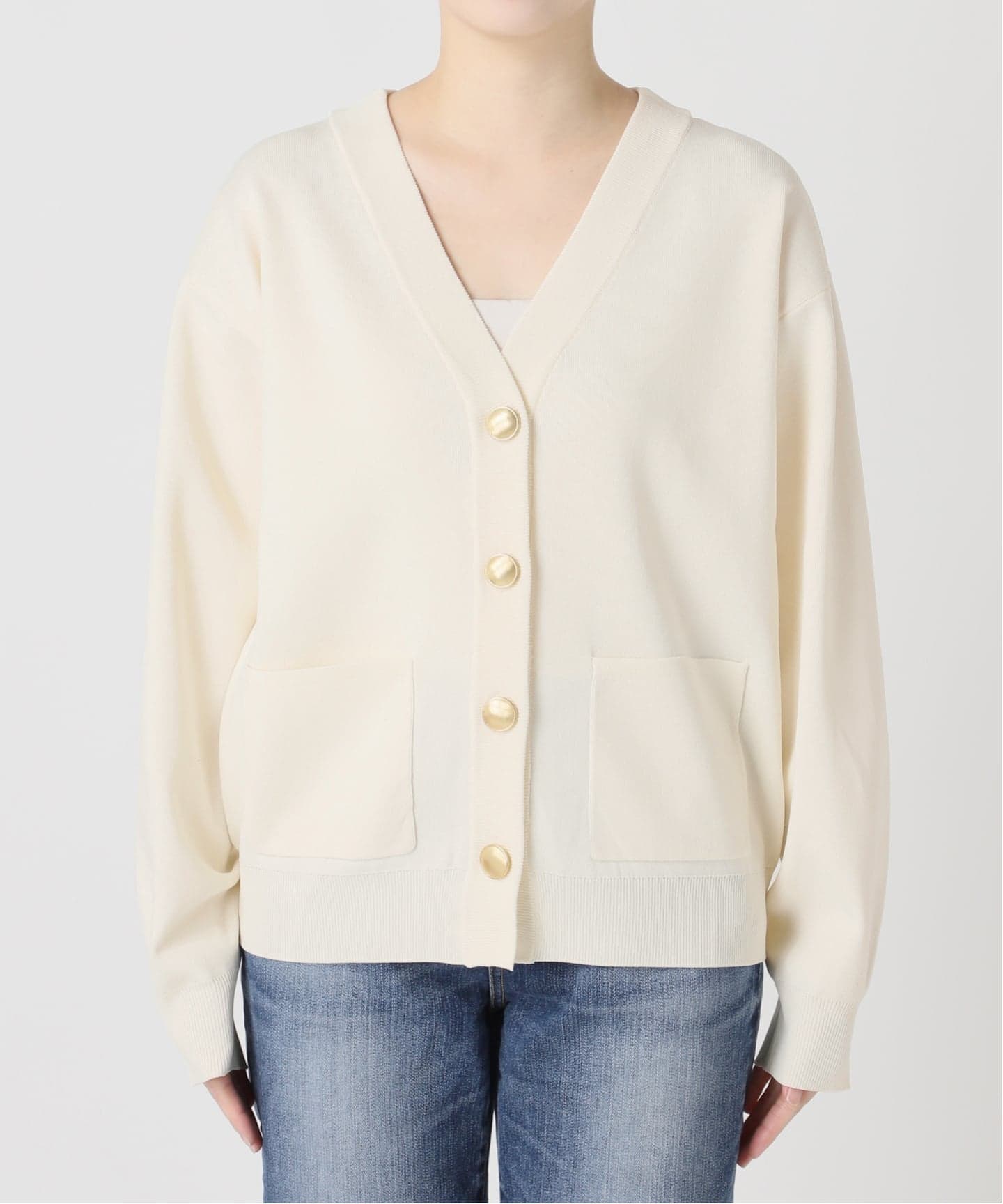 一部店舗+WEB限定/追加予約》ウォッシャブルVネックカーディガン
