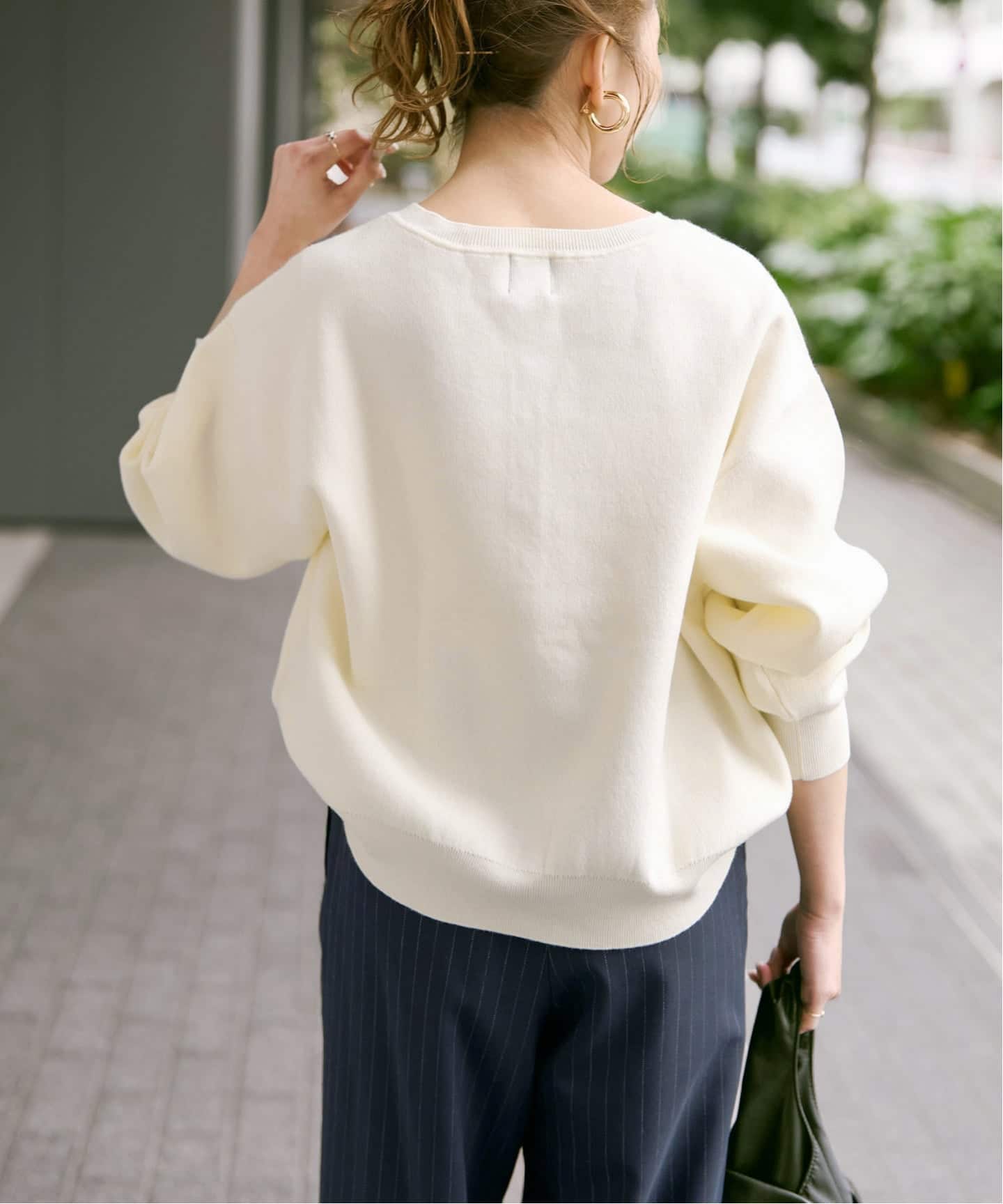 新色有り / 追加》メタルボタンヘンリーネックニット（ニット